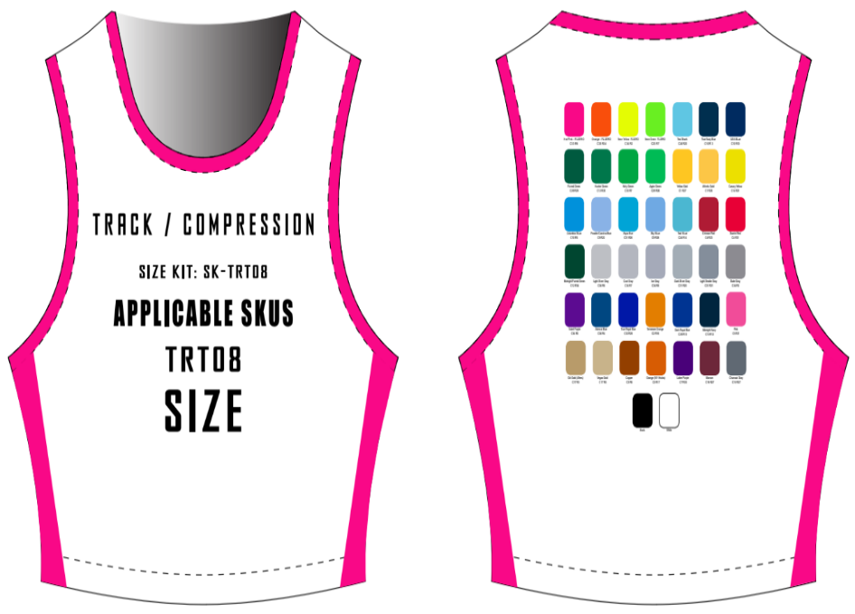 Sleeveless Crop Top Compression Size Samples