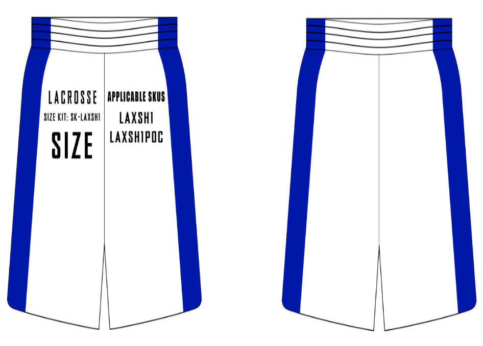 Lacrosse Shorts Size Samples