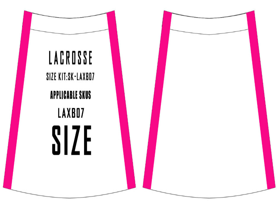Lacrosse Kilt Size Samples