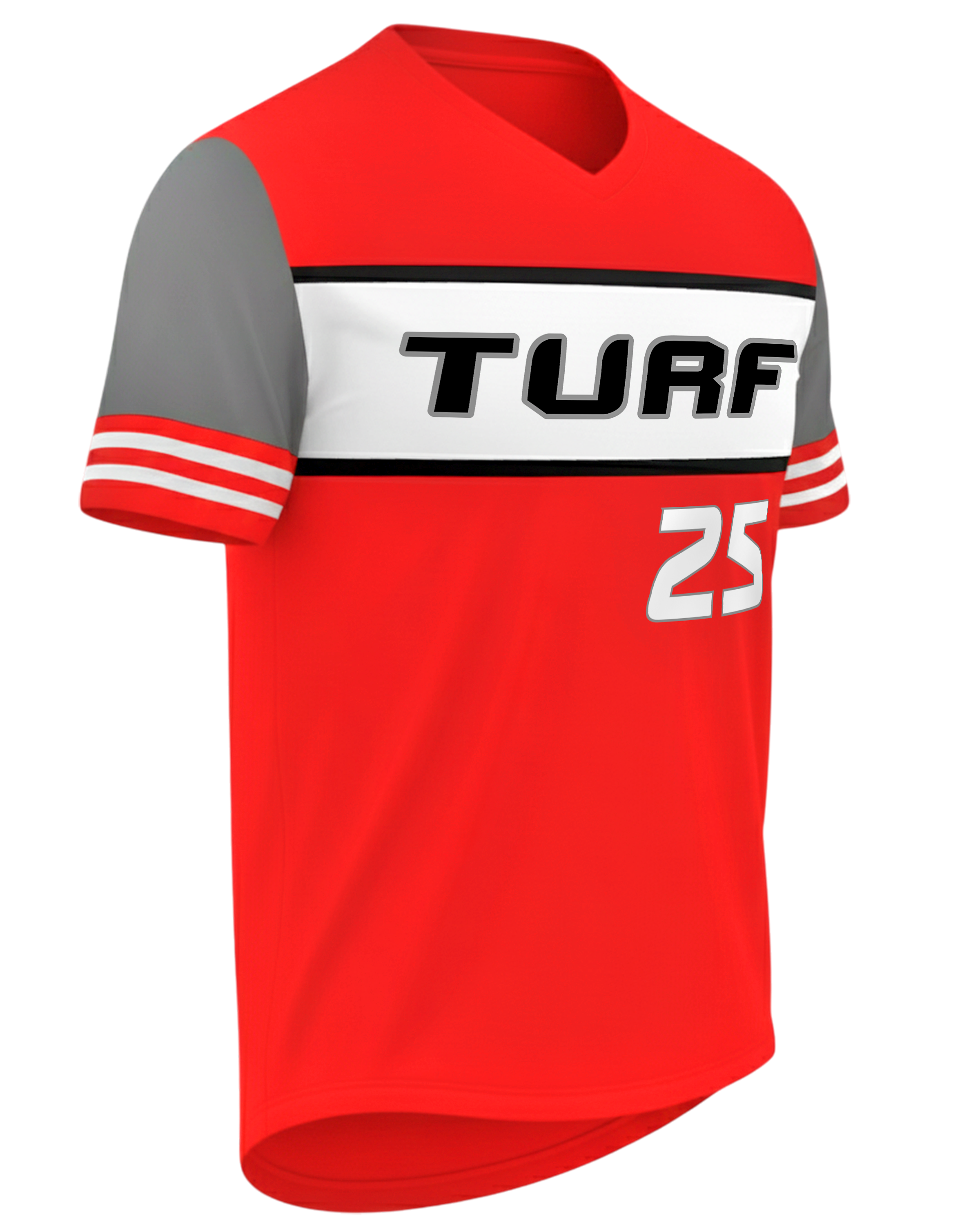 Short Sleeve V Neck Baseball Jersey