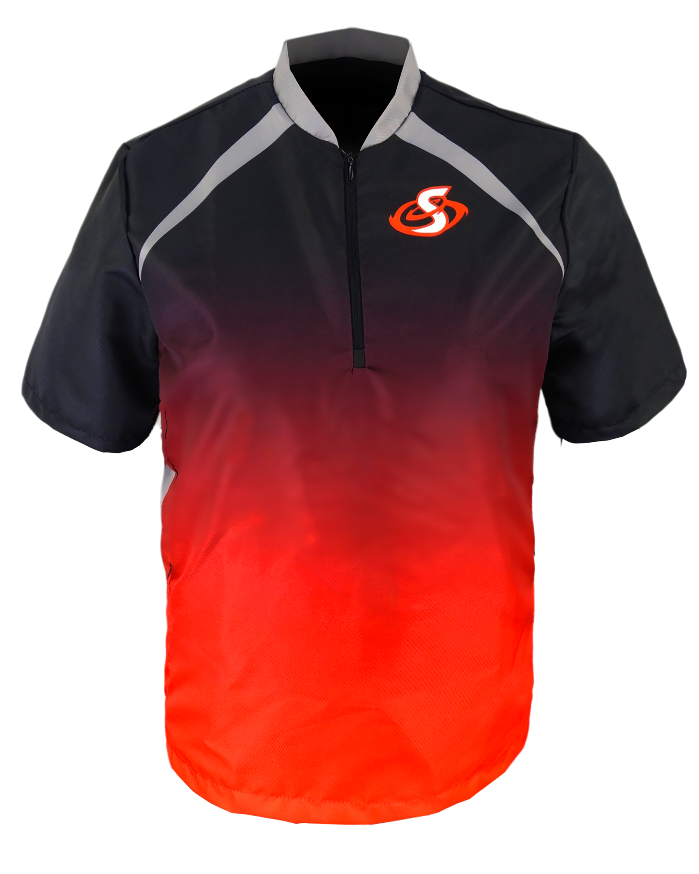 Short Sleeve 1/4 Zip Cage Jacket with Pockets