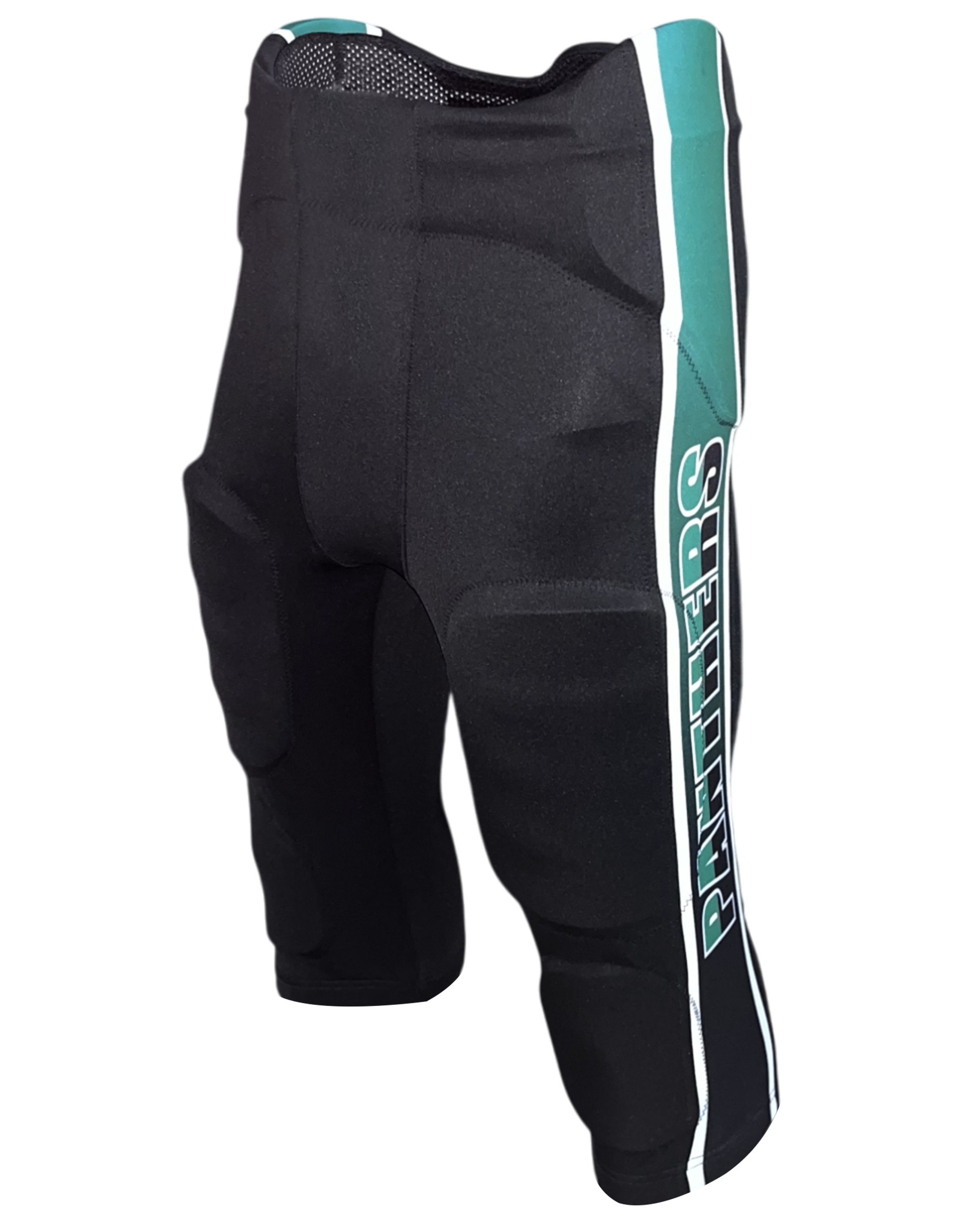 DYED Pullup INTEGRATED Football Pants w/ Drawstring and Sublimated Side Panels