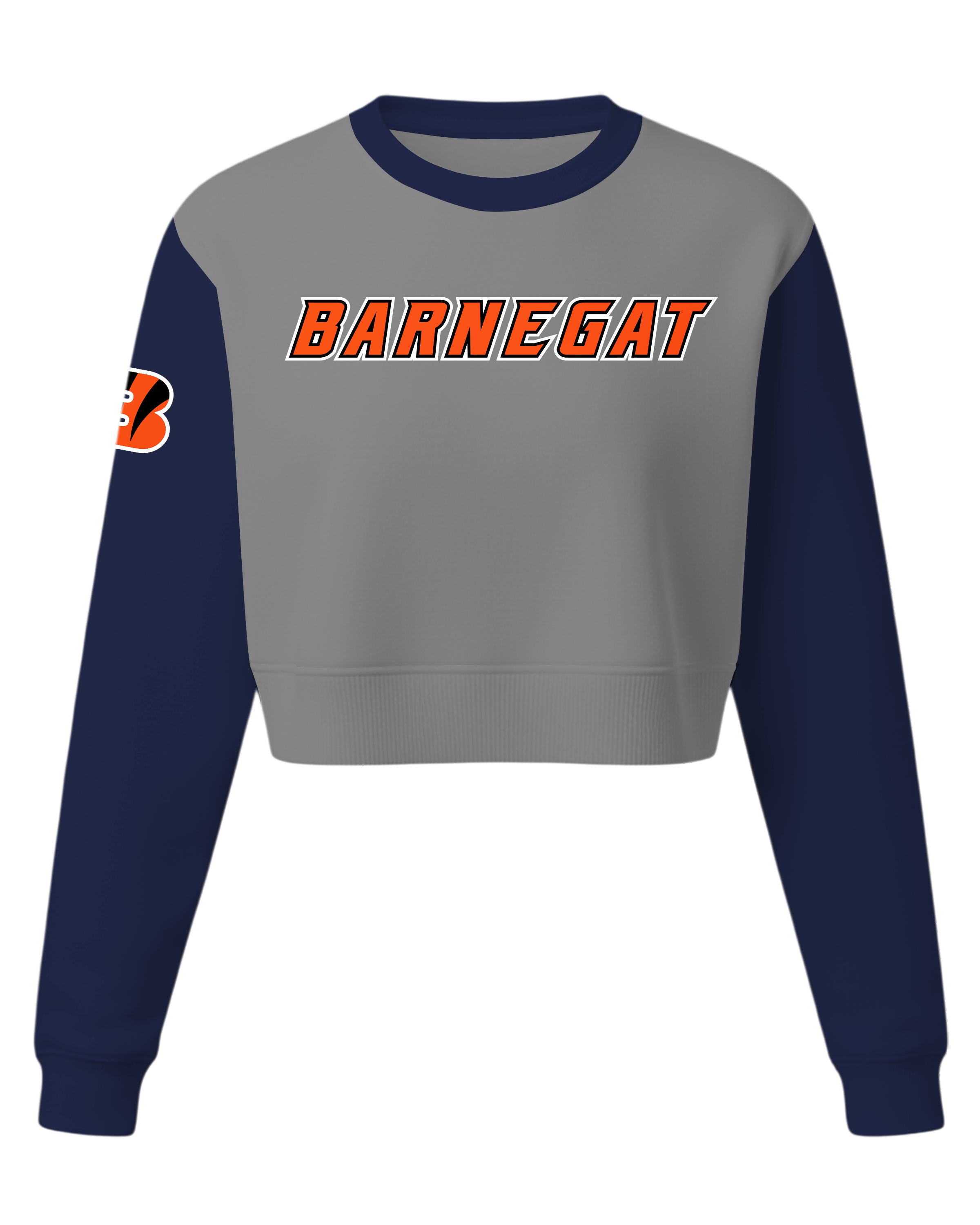 Dyed Heavy Performance Fleece Crew Neck Crop Top