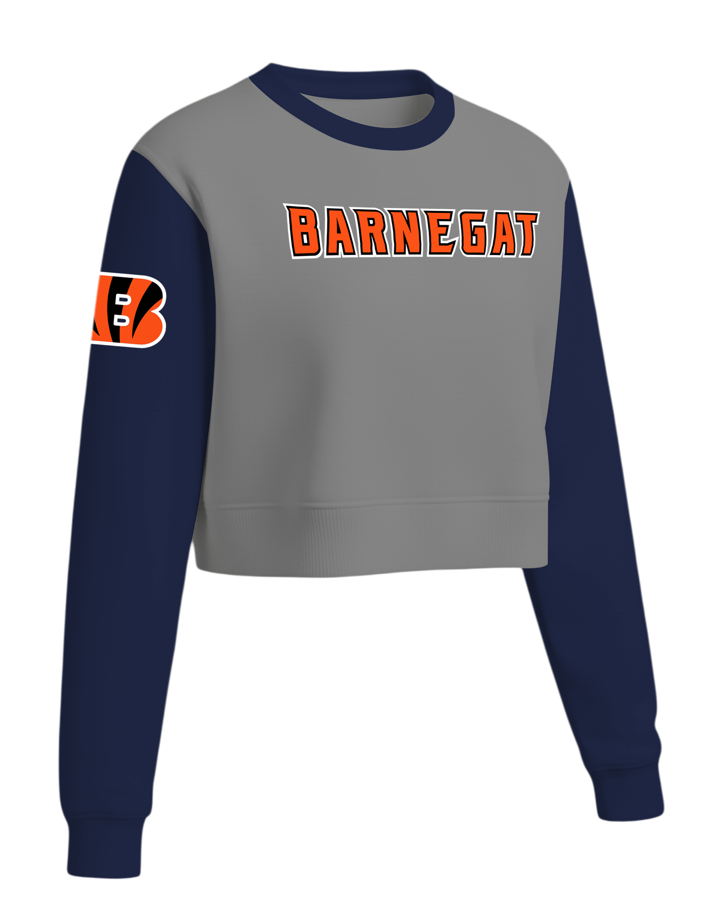 Dyed Heavy Performance Fleece Crew Neck Crop Top