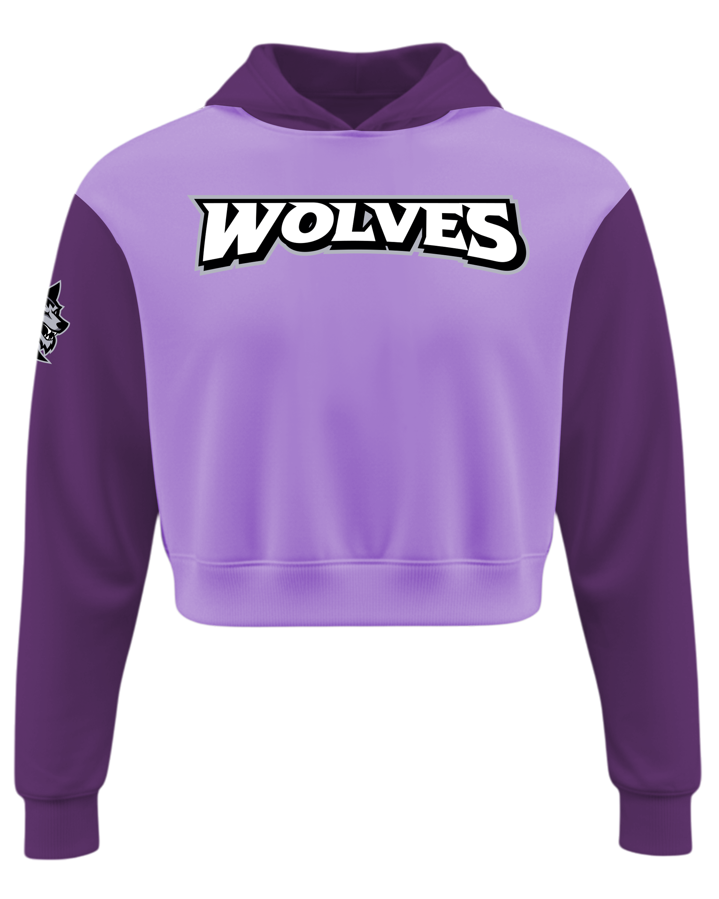 Dyed Heavy Performance Fleece Crop Top Hoodie