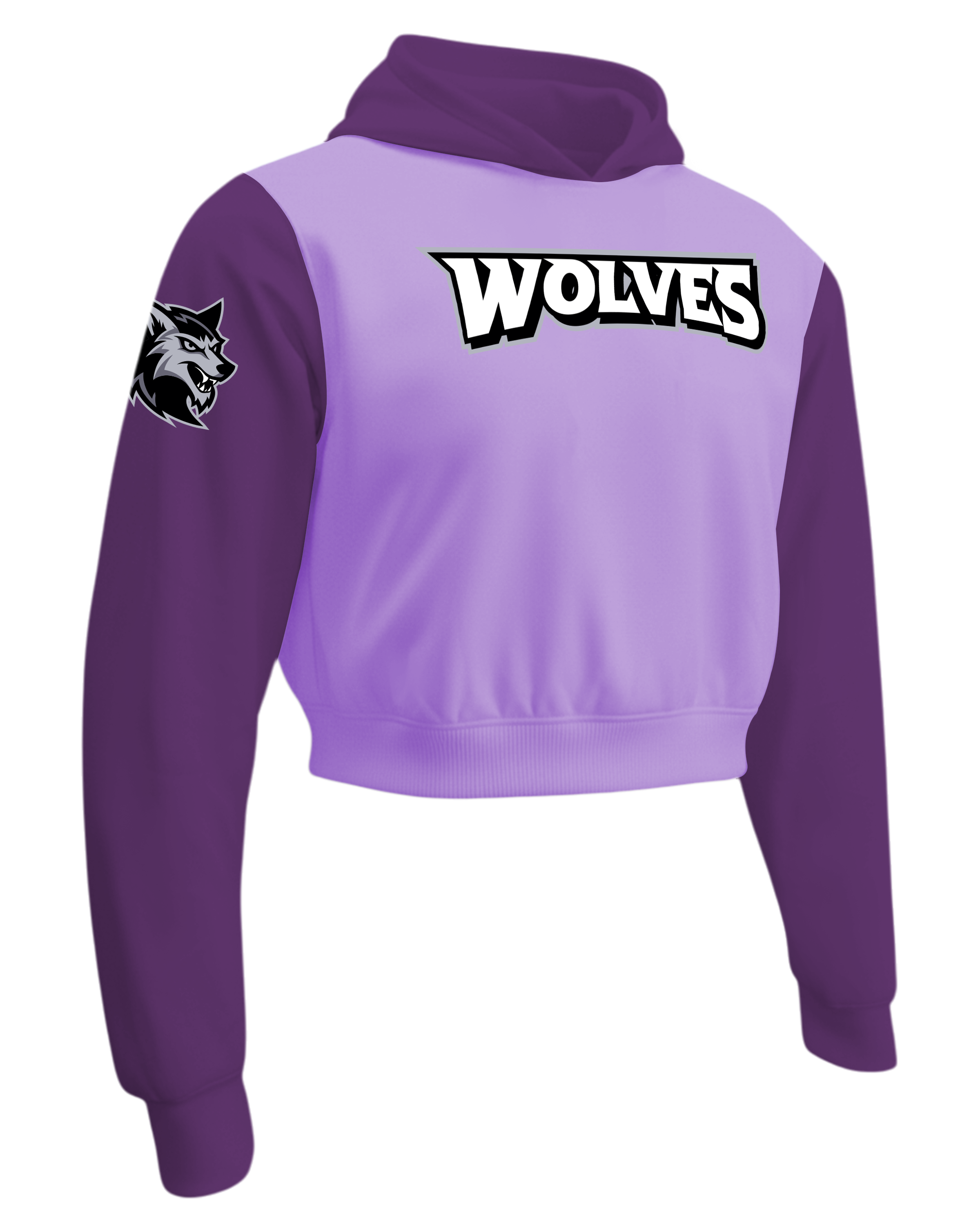 Dyed Heavy Performance Fleece Crop Top Hoodie