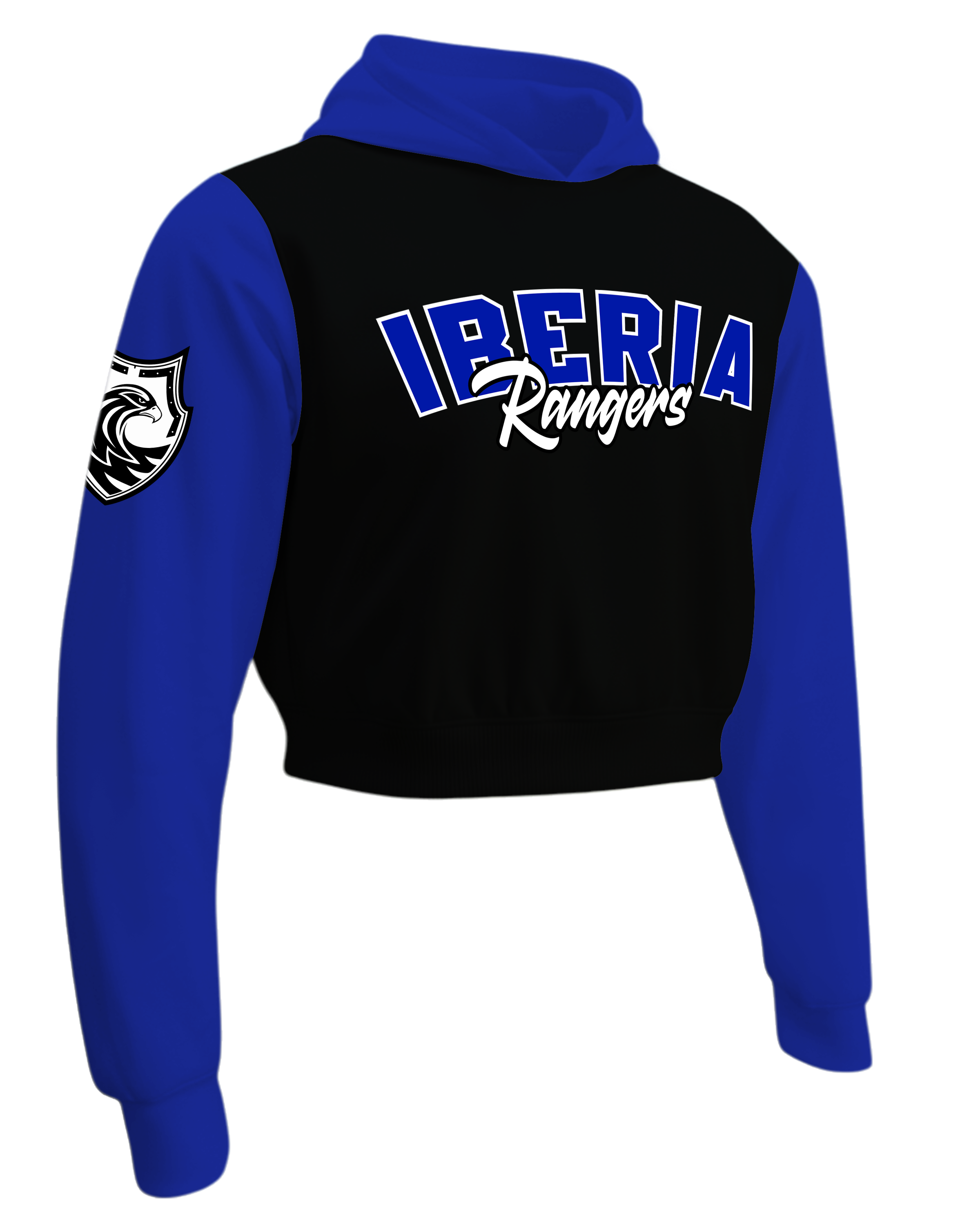 DYED Drifit Performance Crop Top Hoodie