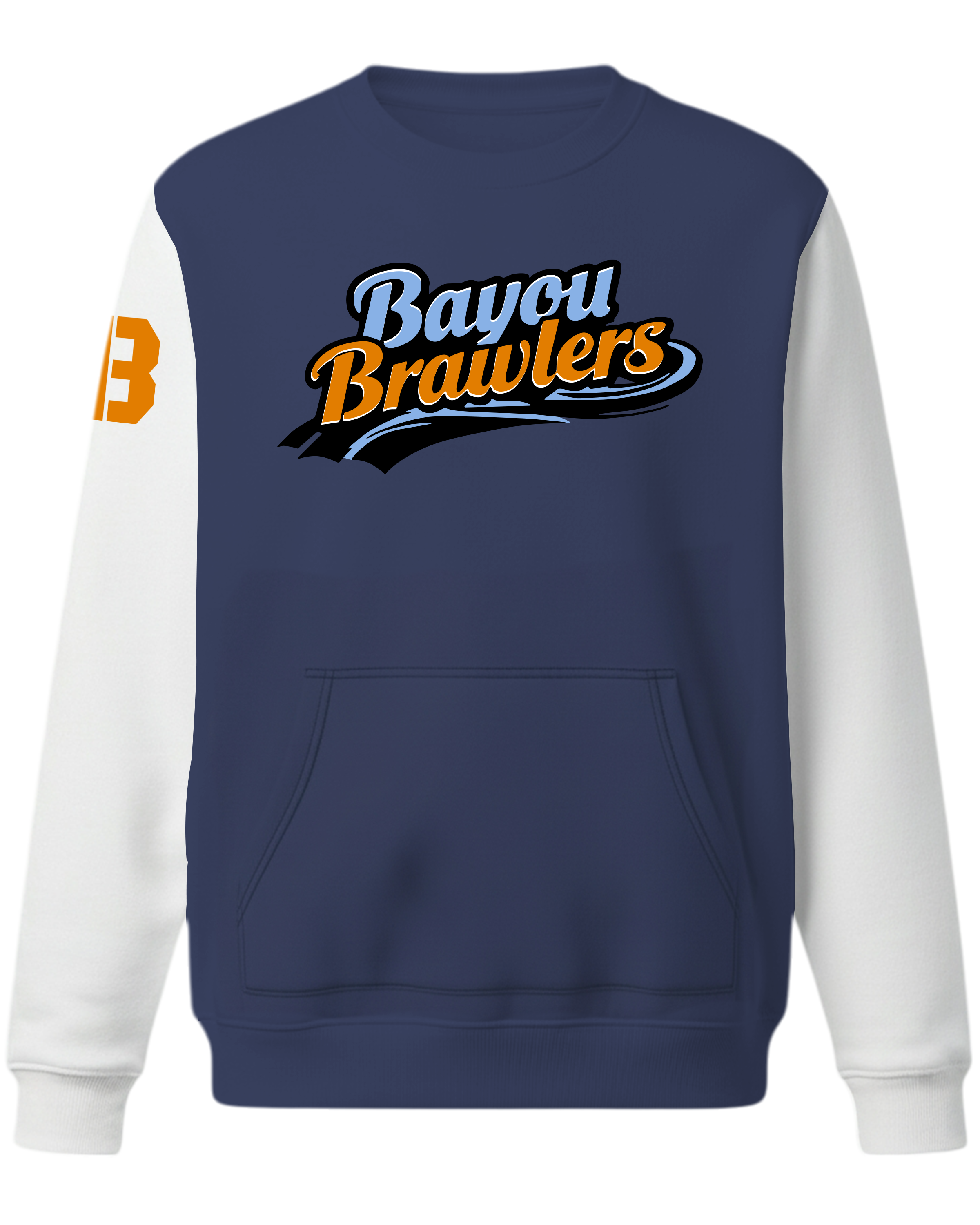 DYED Heavy Performance Fleece Crew Sweatshirt w/ Front Pocket