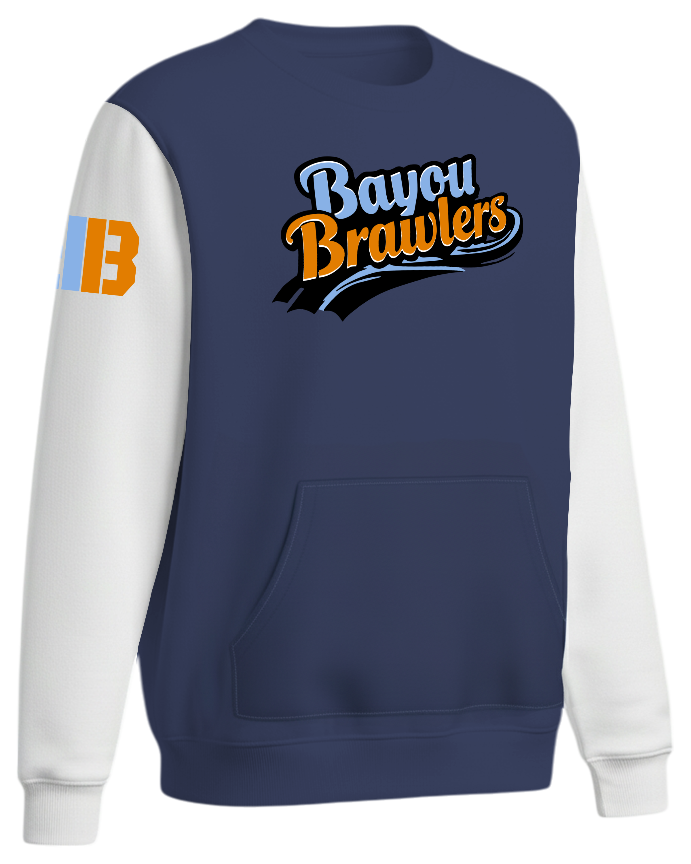 DYED Heavy Performance Fleece Crew Sweatshirt w/ Front Pocket