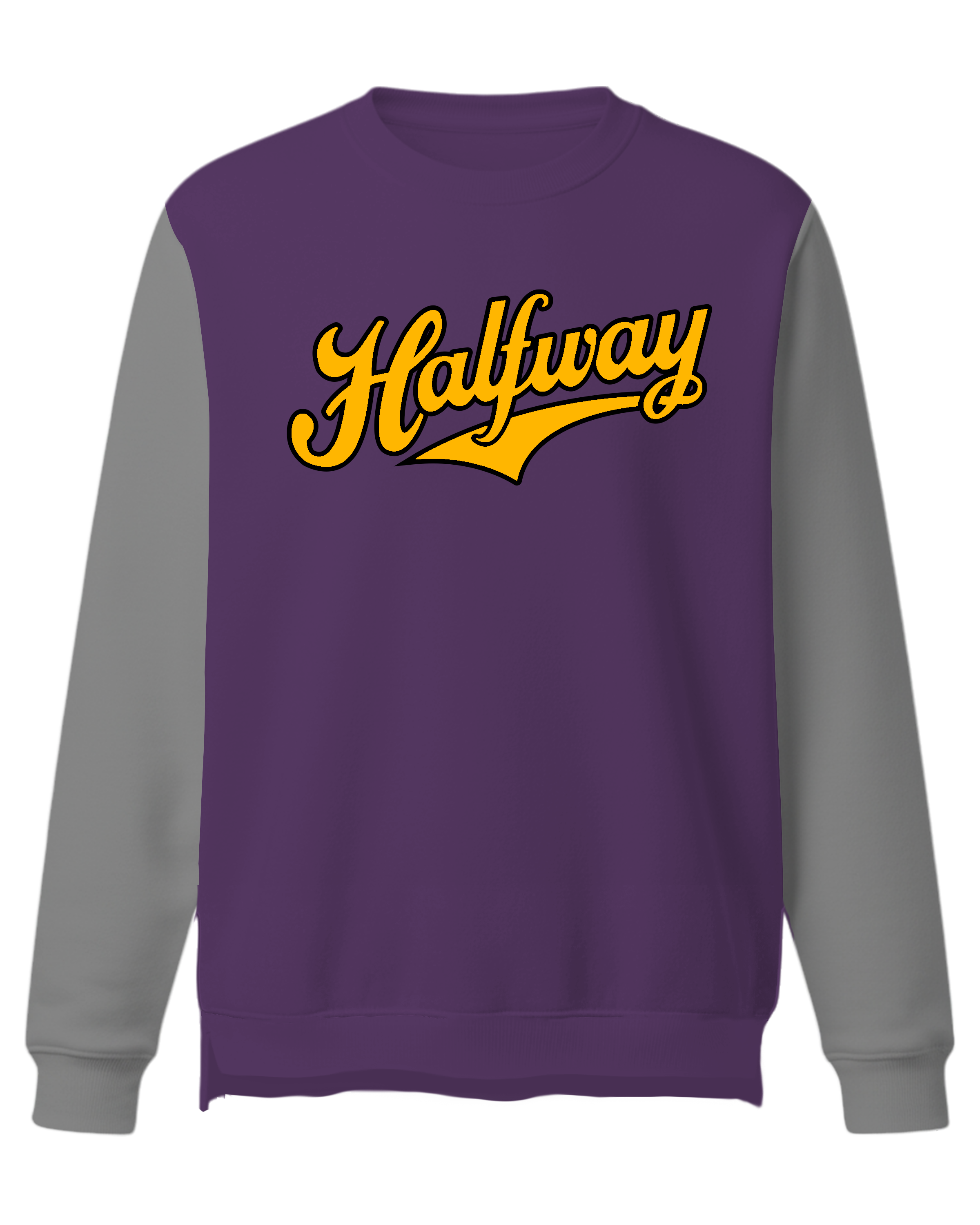 DYED Heavy Performance Fleece Crew Sweatshirt w/ Bottom Hem Slit