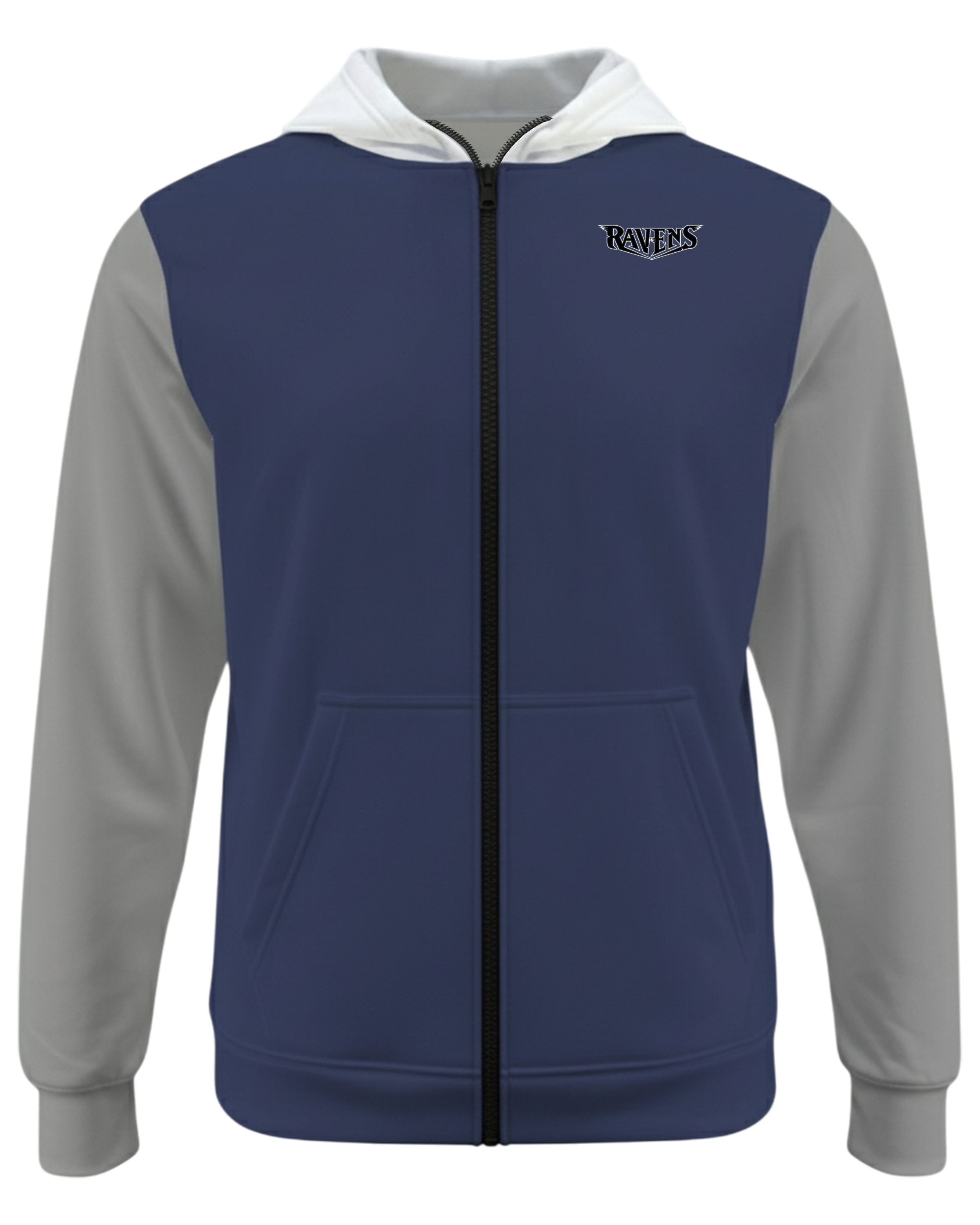 DYED Heavy Performance Full Zip Fleece Hoodie w/ Front Pocket