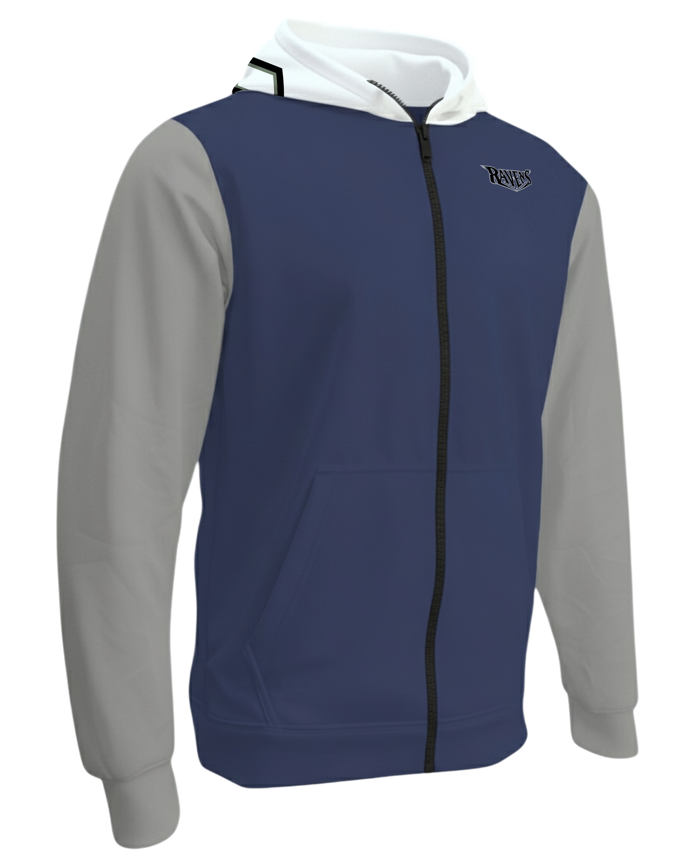 DYED Heavy Performance Full Zip Fleece Hoodie w/ Front Pocket