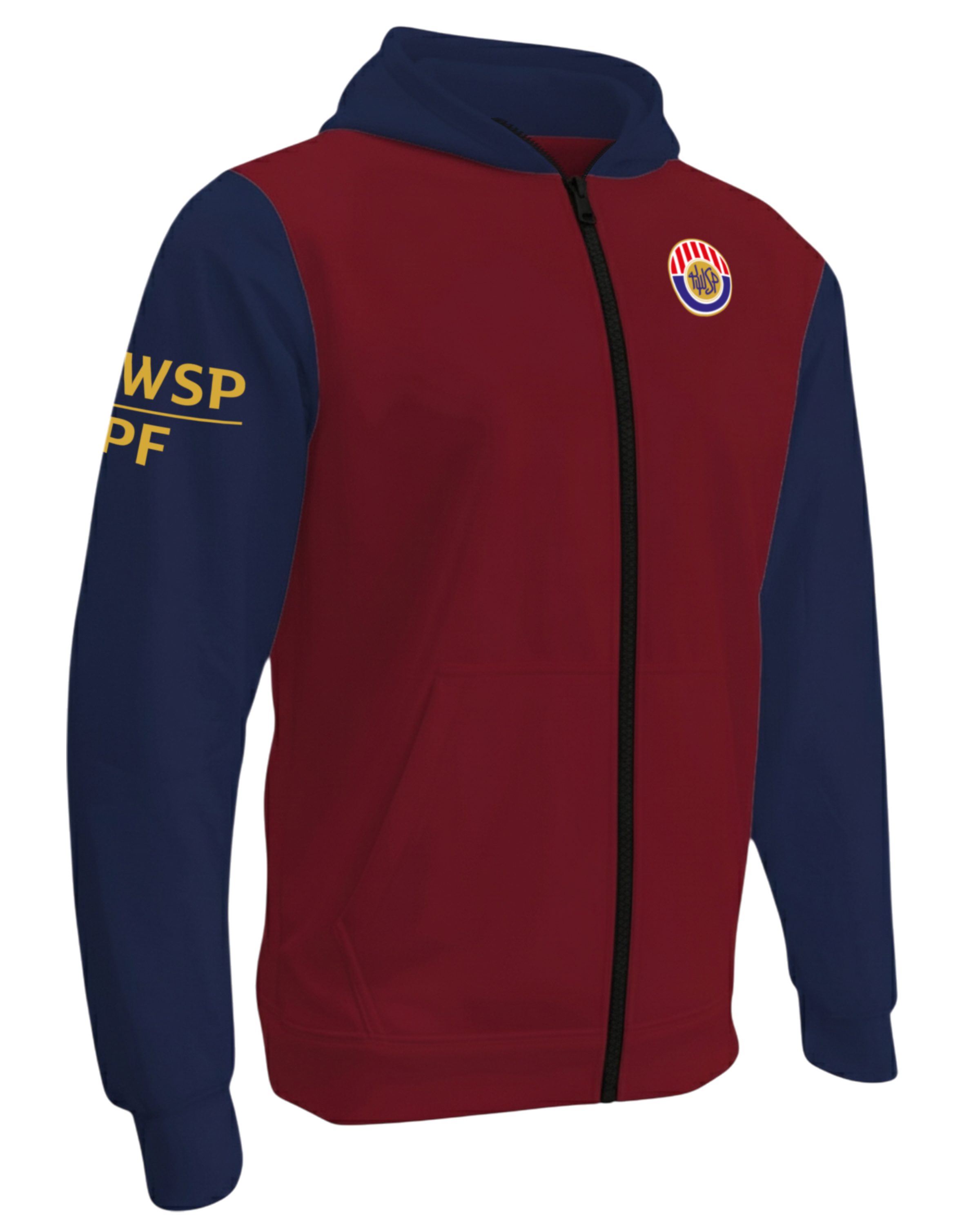 Dyed Drifit Performance Full Zip Fleece Hoodie w/ Front Pocket