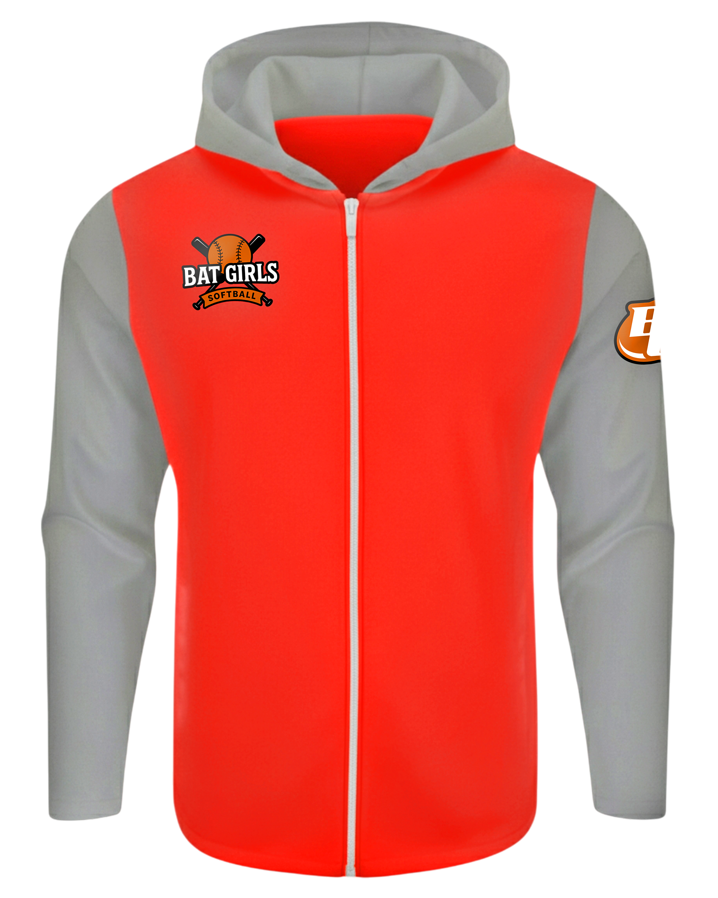 Dyed Hooded Warmup Jacket