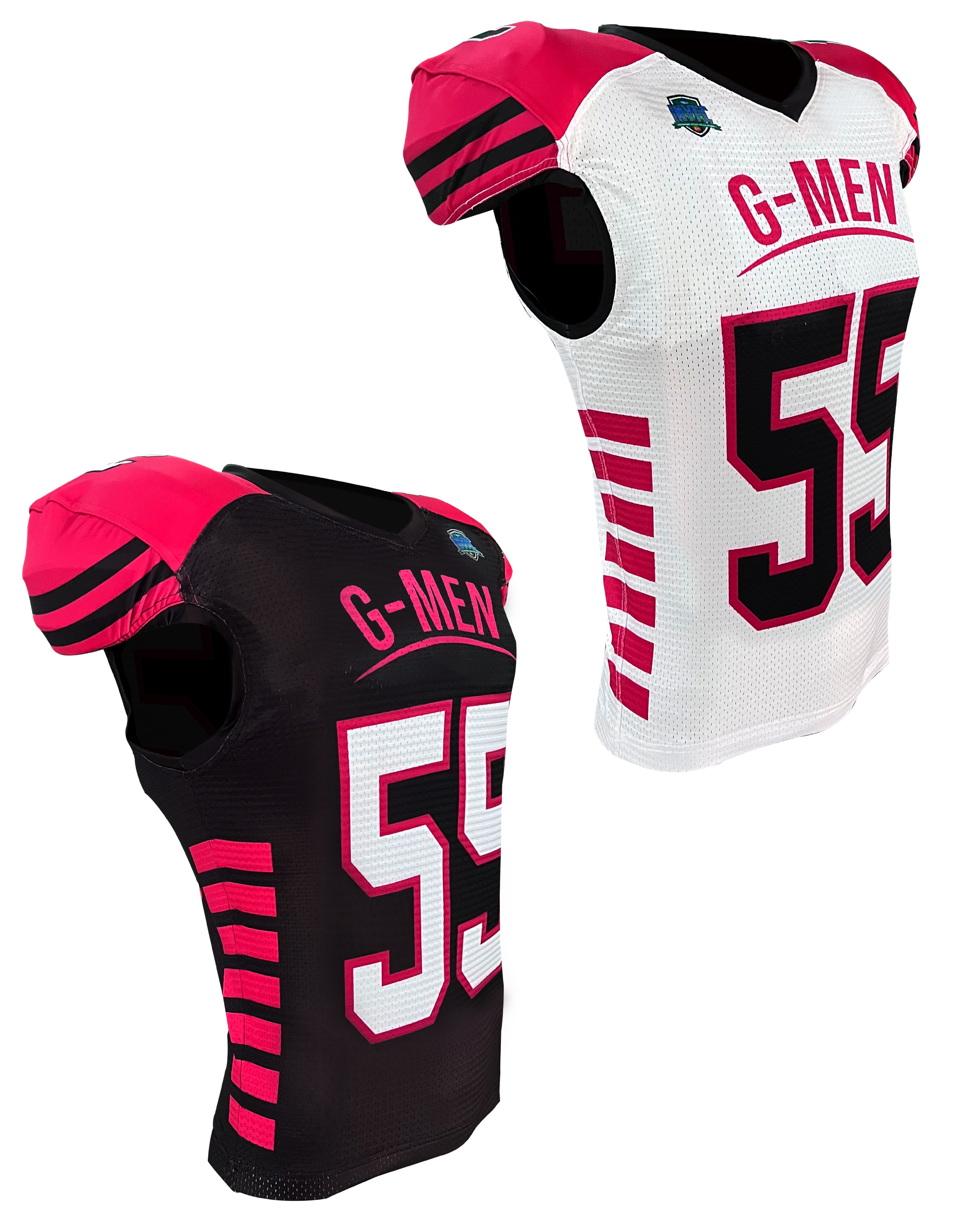 Clutch Tapered Waistcut Stretch Mesh Football Jersey (Reversible)