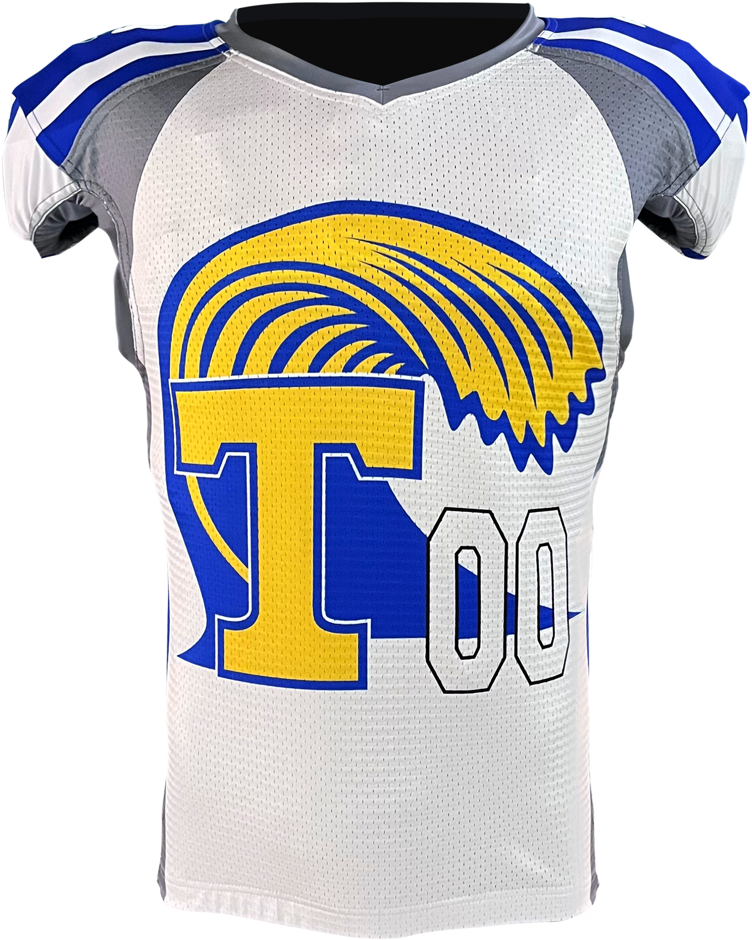 Drive Tapered Waistcut Stretch Mesh Football Jersey