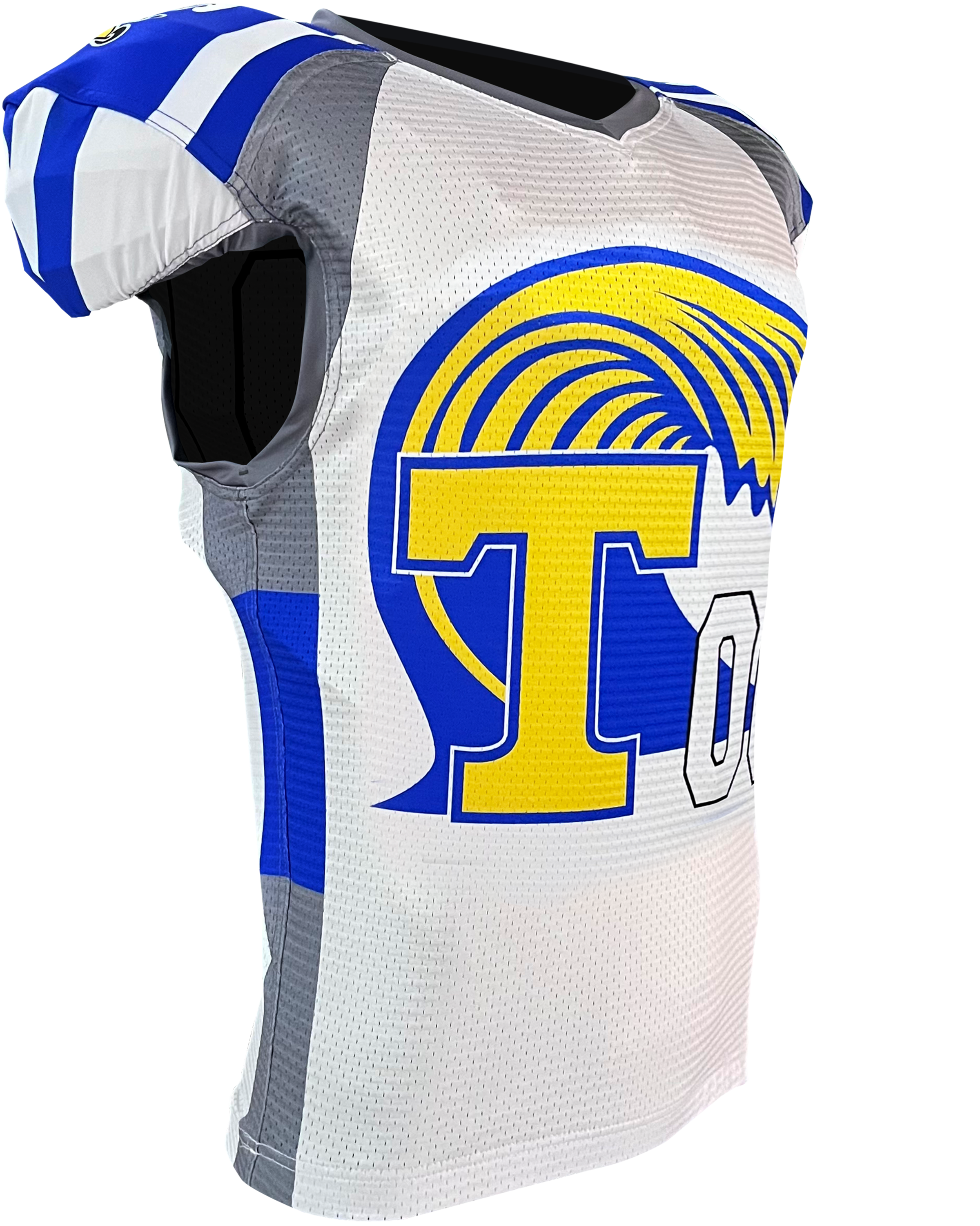 Drive Tapered Waistcut Stretch Mesh Football Jersey