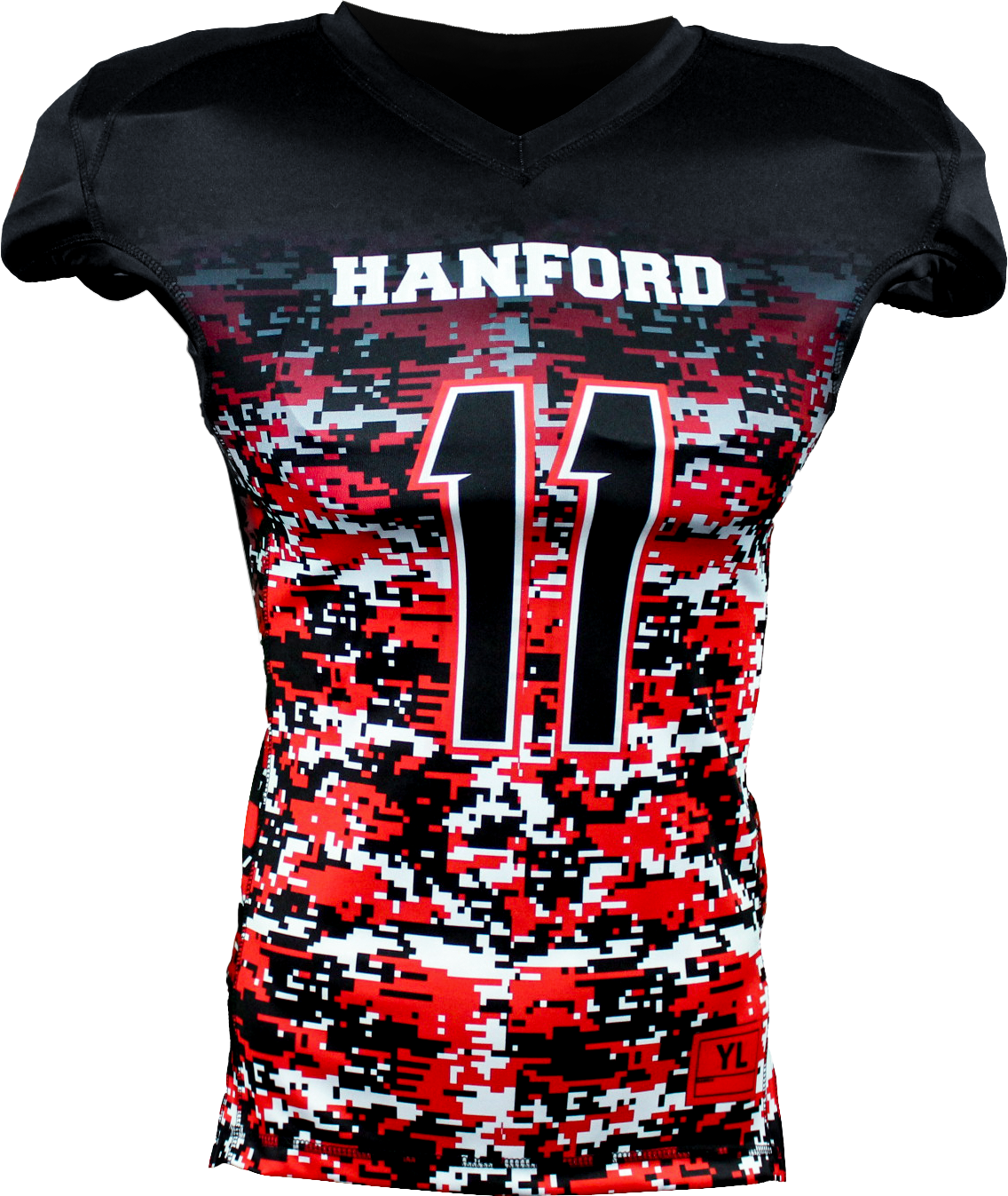 Tapered Nickle 1 Ply REVERSIBLE Football Jersey