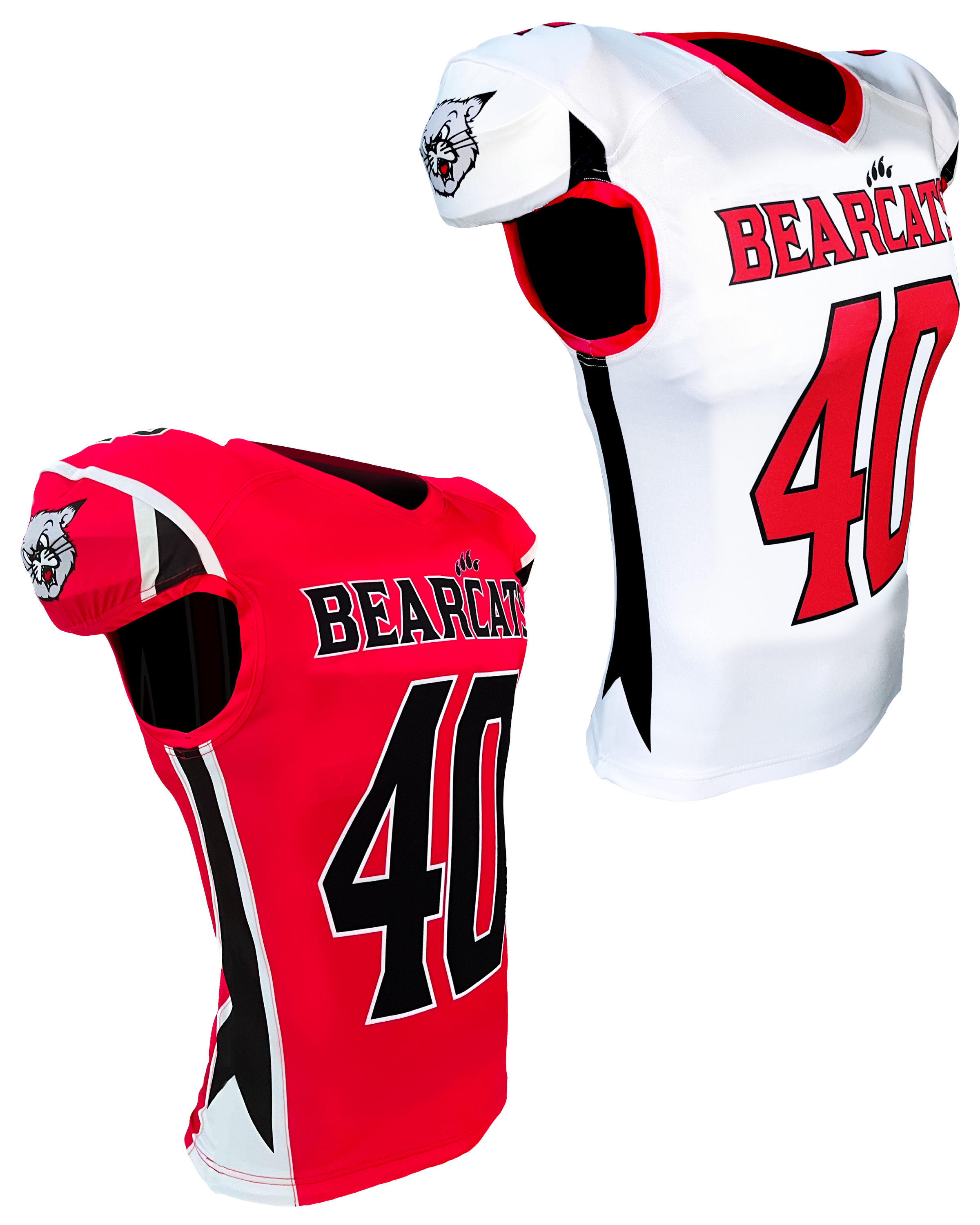 Game Day Tapered Waistcut Tackle Football Jersey (Reversible)