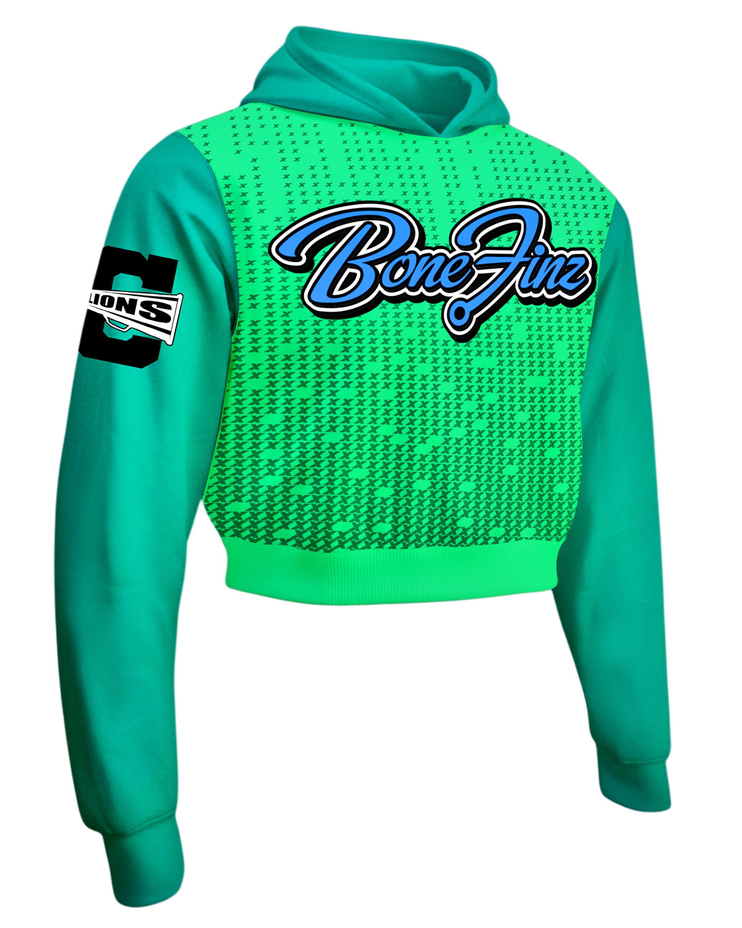 Drifit Performance Crop Top Hoodie