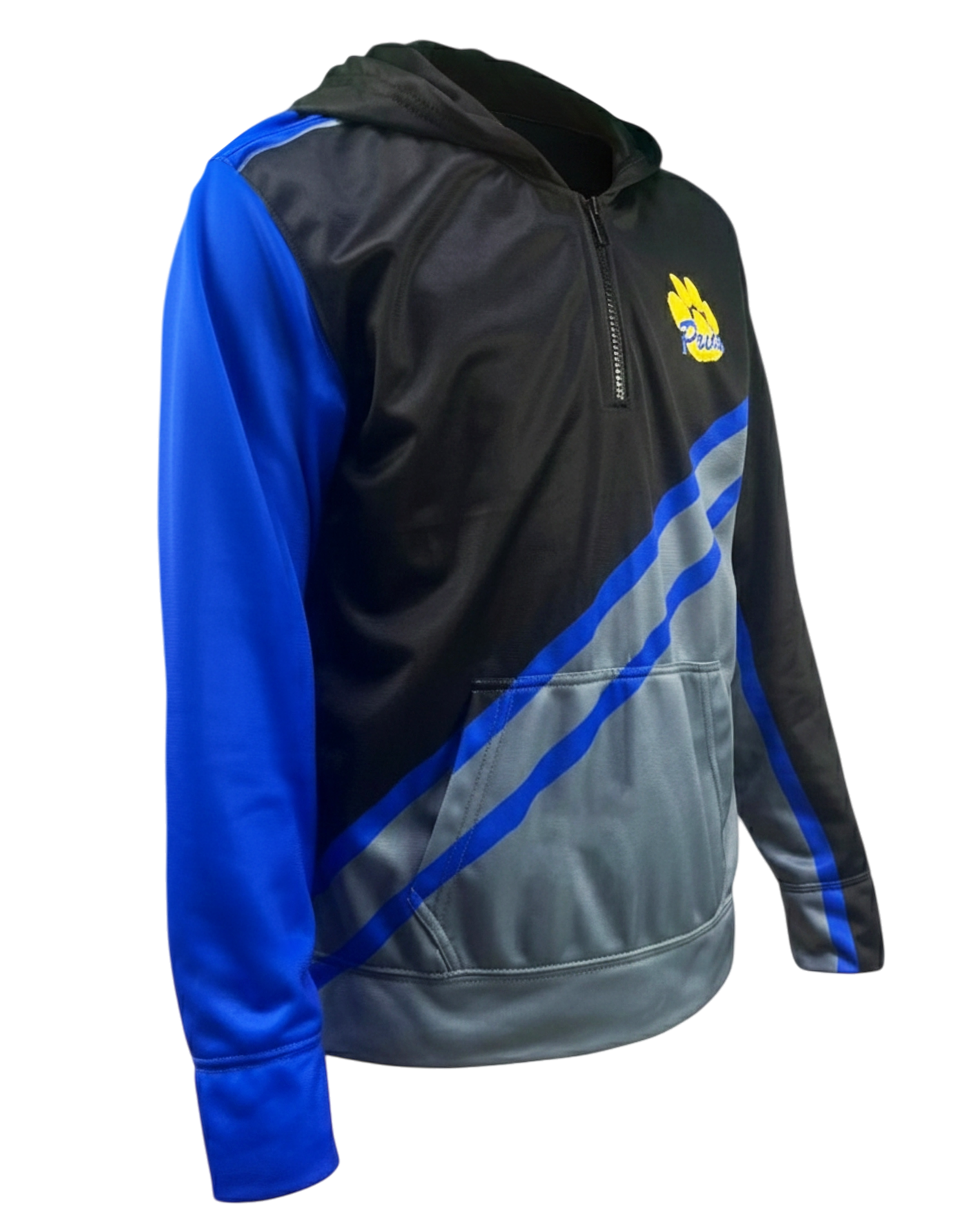 Brushed Performance 1/4 Zip Fleece Hoodie w/ Front Pocket