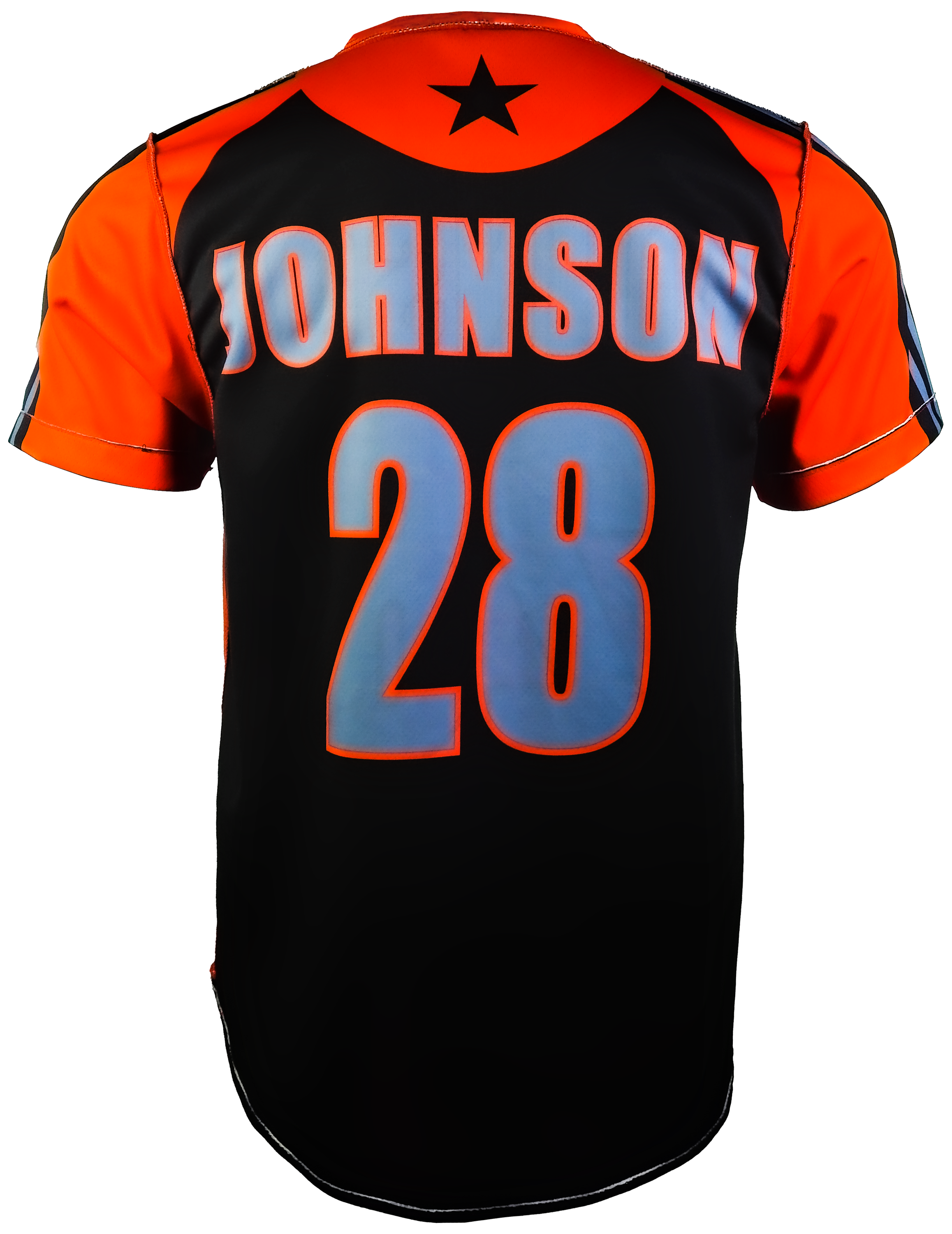 Single Ply Reversible V-Neck Short Sleeve Baseball Jersey