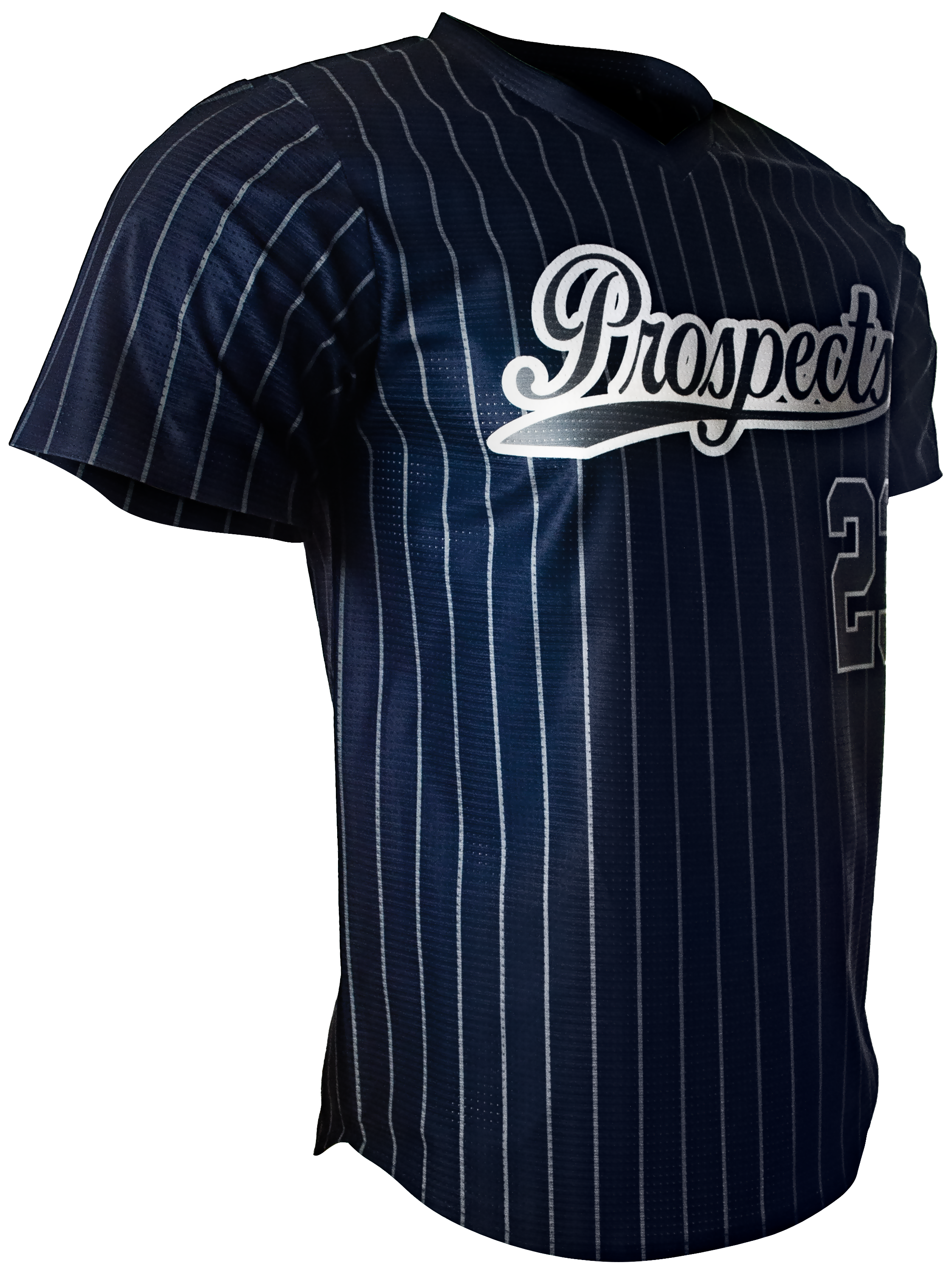 Short Sleeve V Neck Baseball Jersey