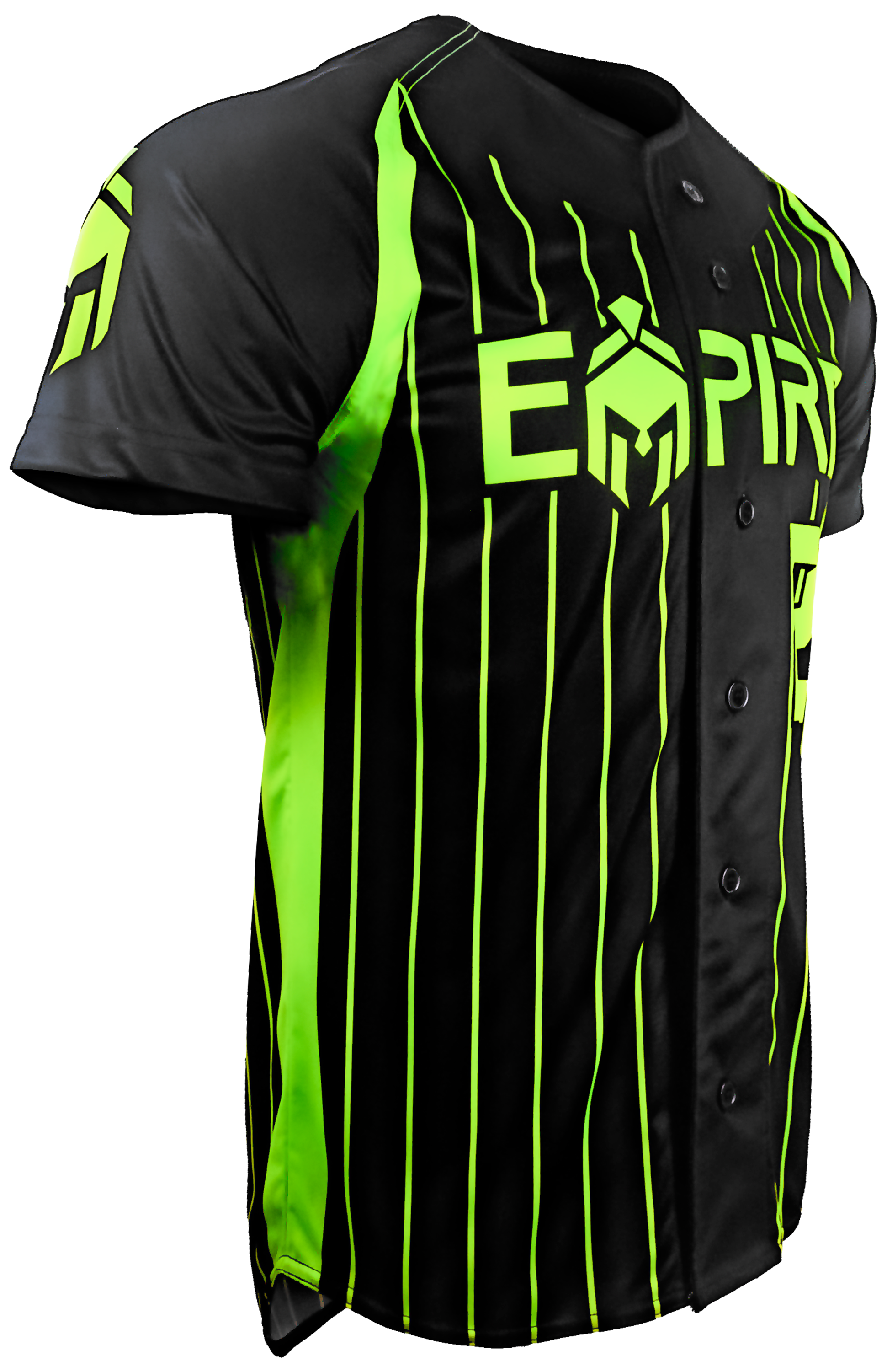 Short Sleeve Full Button Baseball Jersey