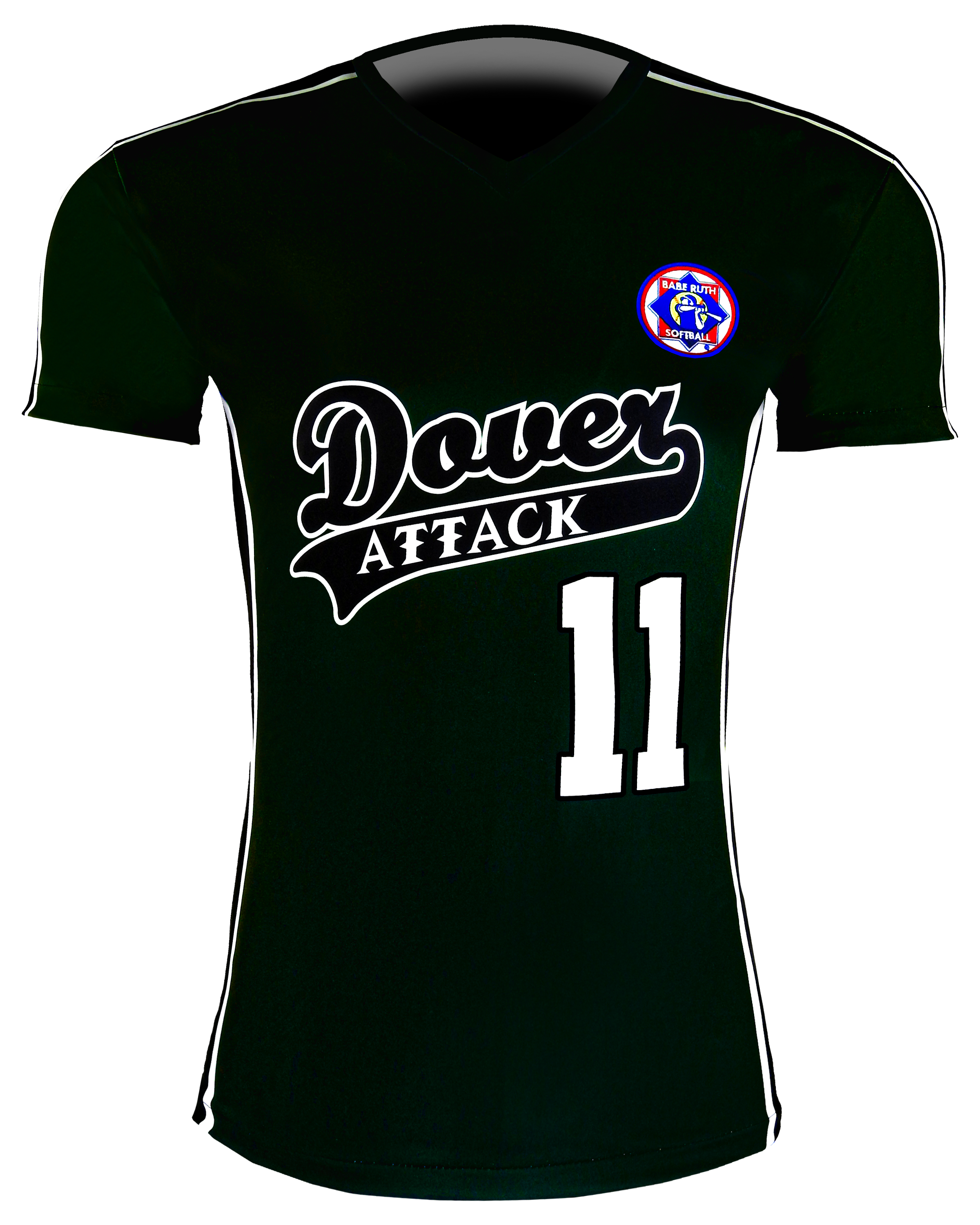 Short Sleeve V Neck Compression Tee