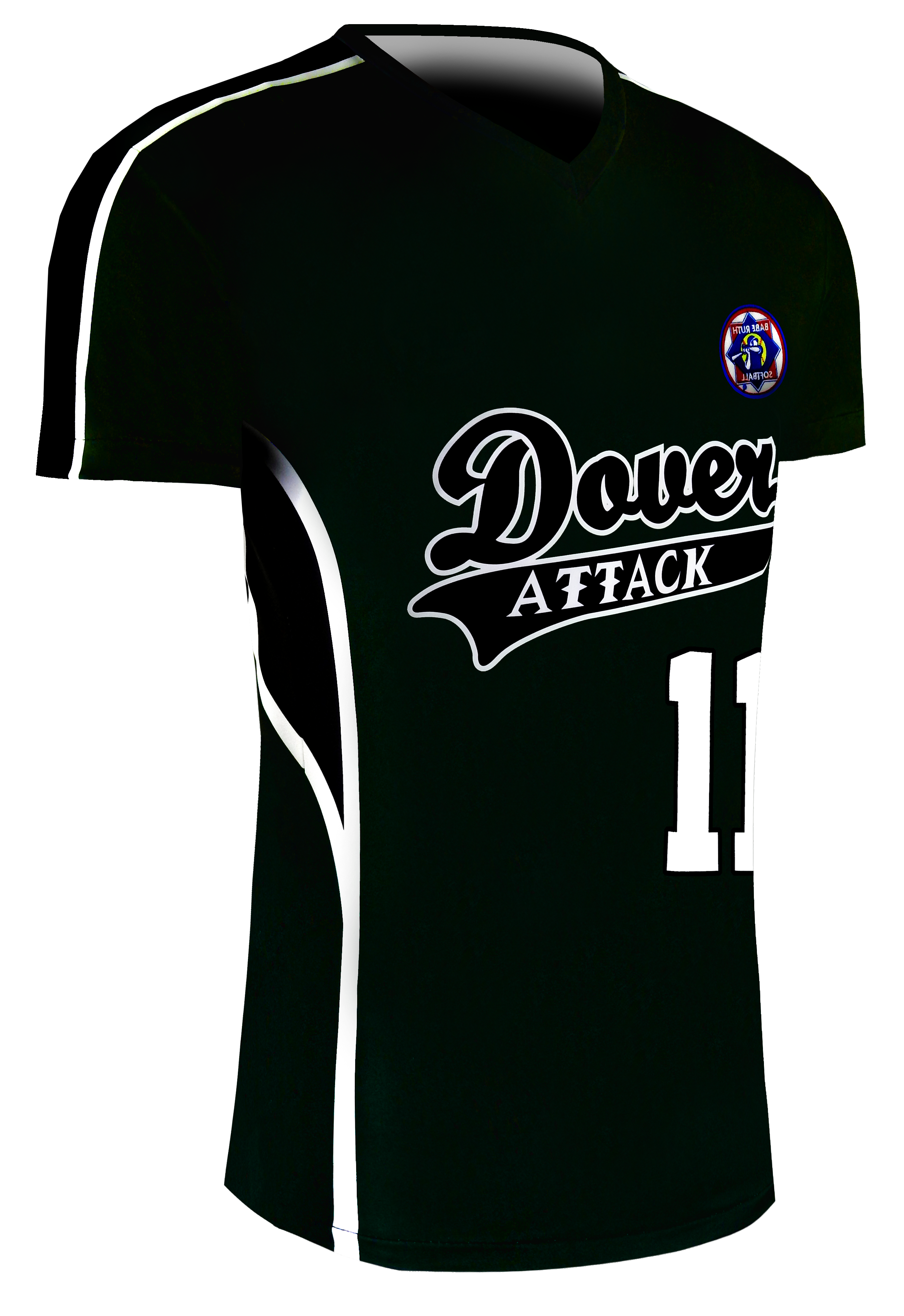 Short Sleeve V Neck Compression Tee
