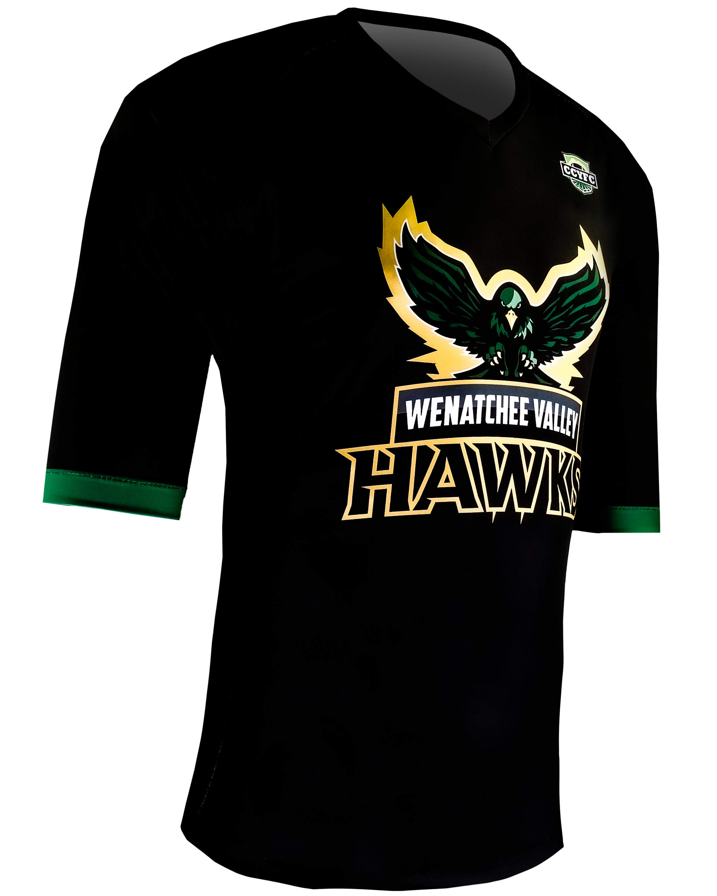 Half-Sleeve V Neck Compression Tee