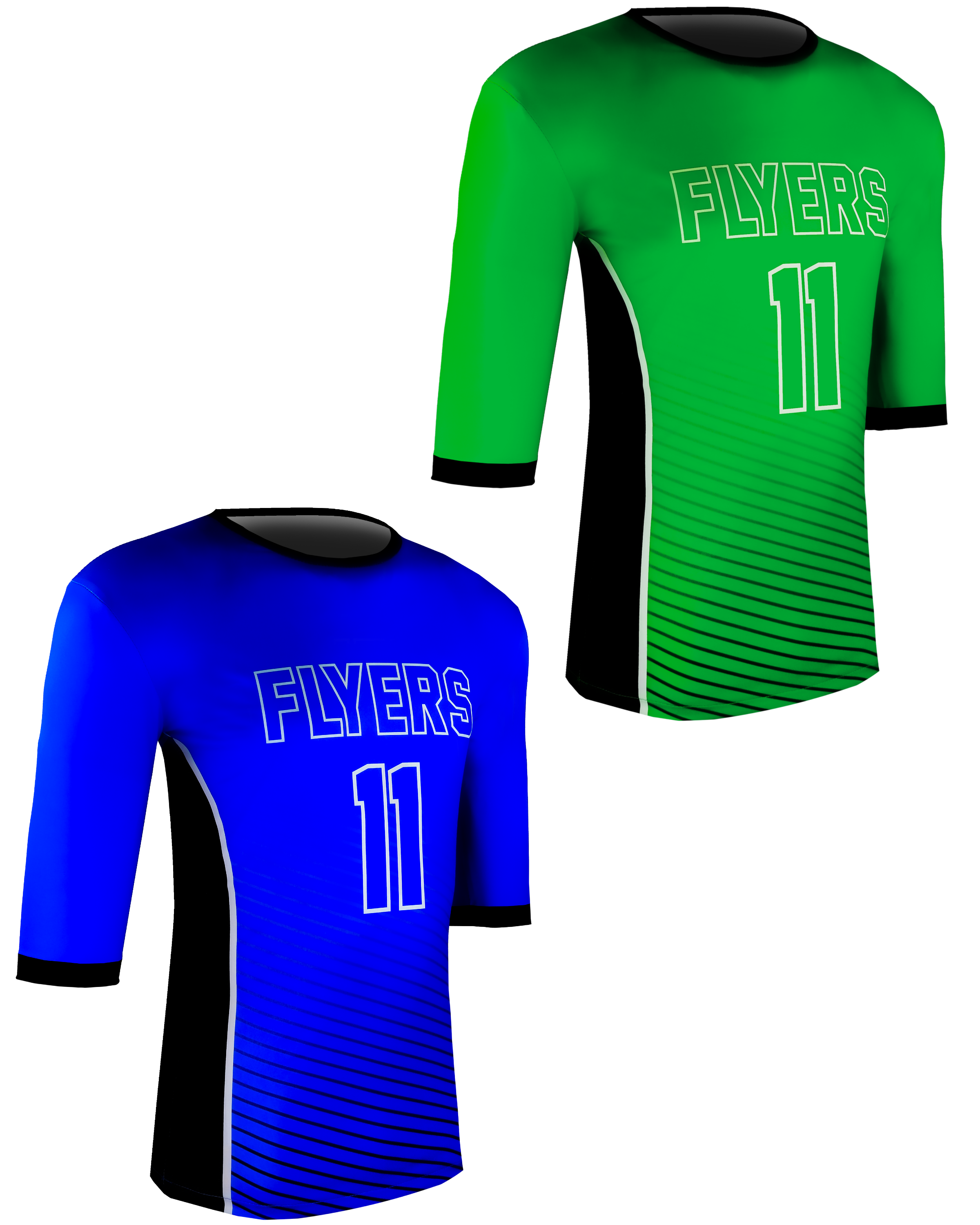 HALF SLEEVE Single Ply REVERSIBLE Crew Neck Compression Shirt