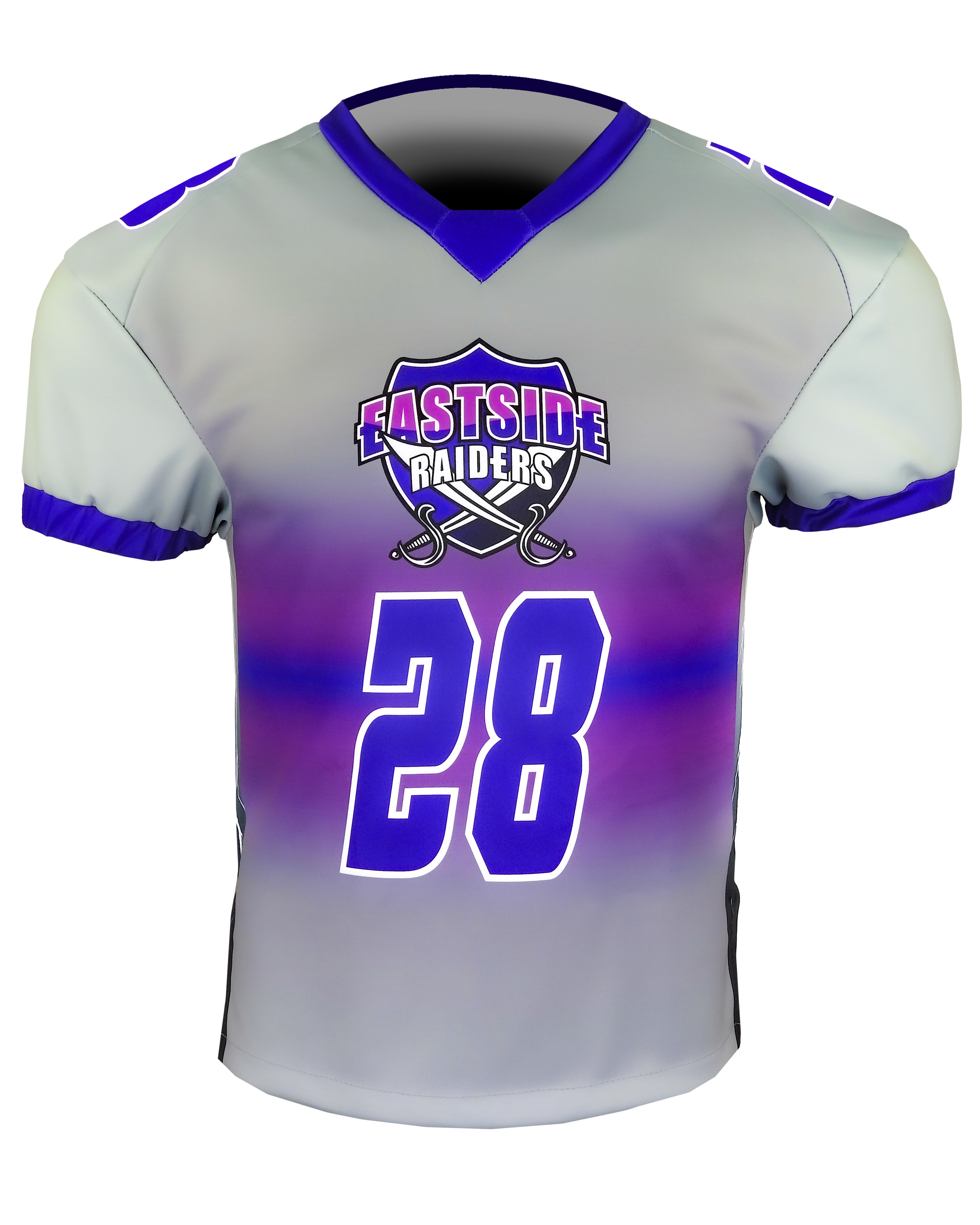 Lateral Garter Sleeve Flag Football Jersey