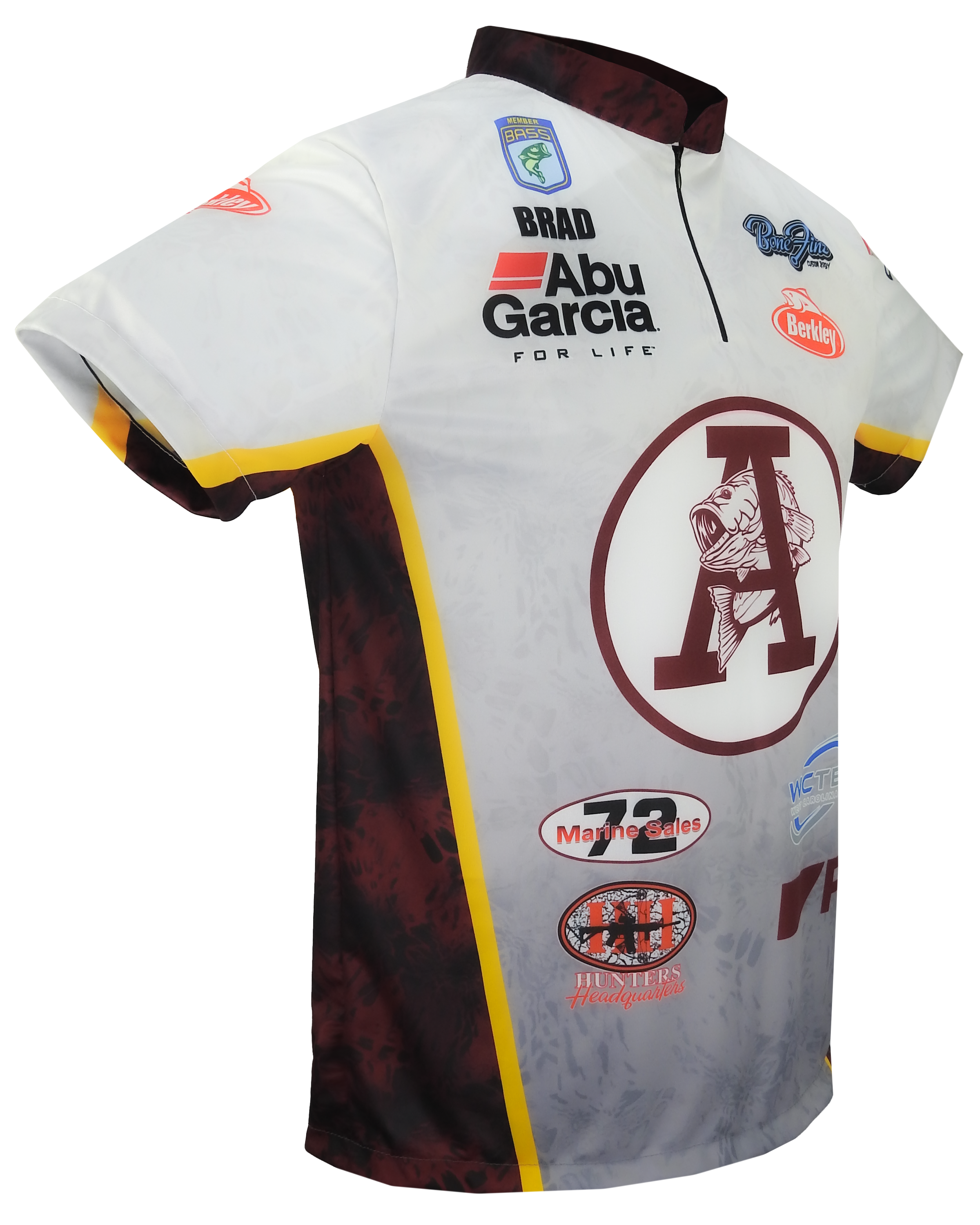 1/4-Zip Short Sleeve Fishing Tee