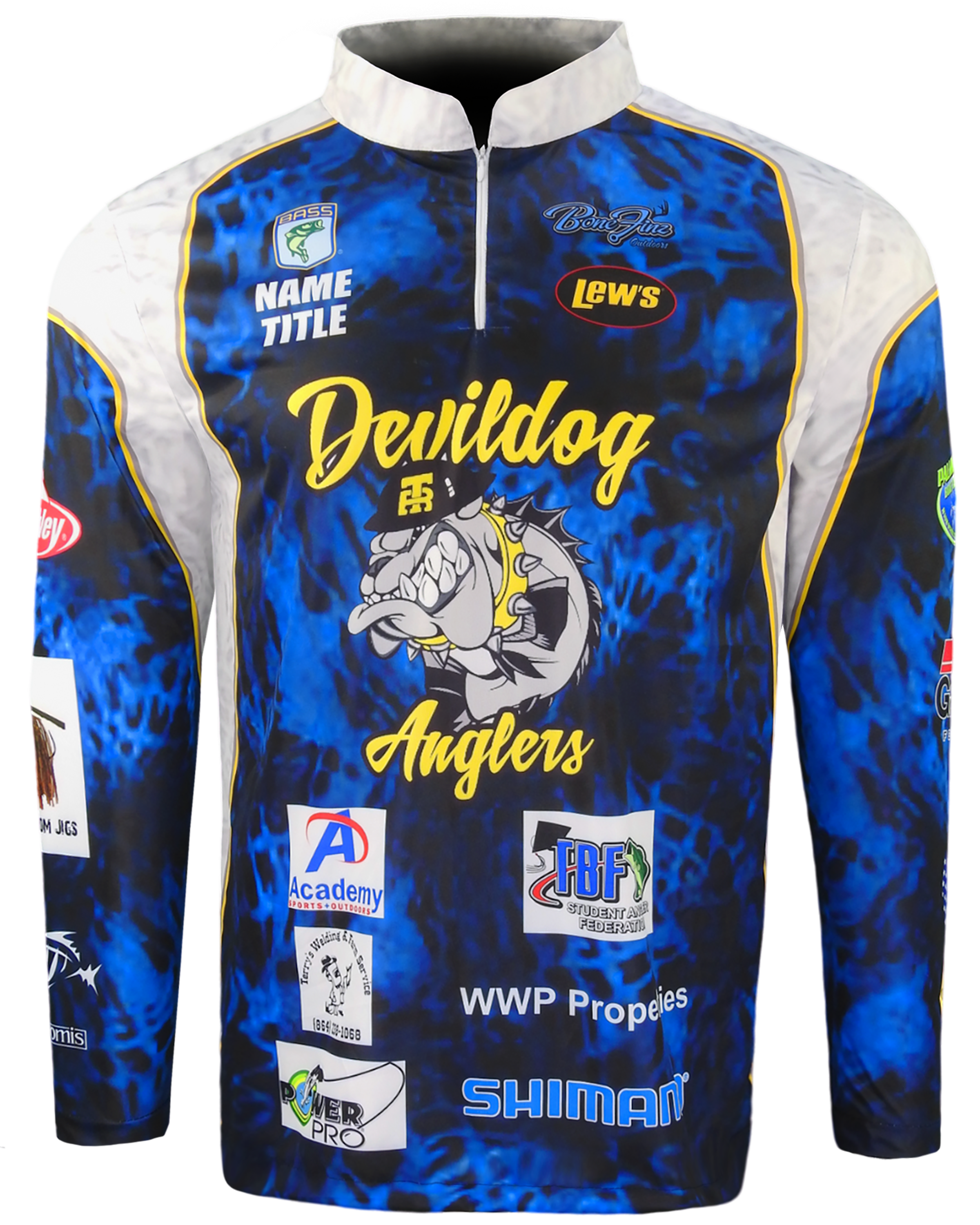 1/4-Zip Long Sleeve Fishing Tee