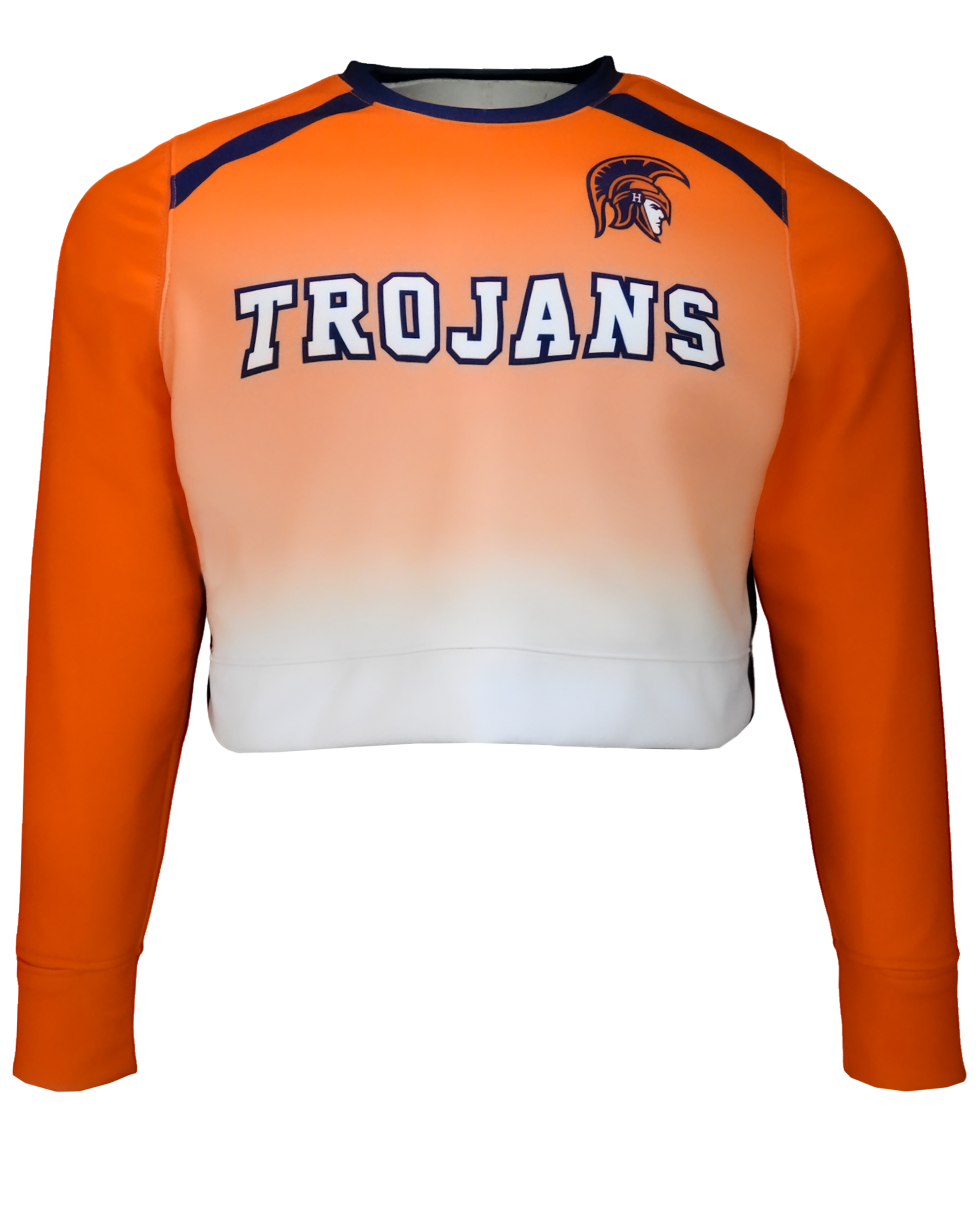 Heavy Performance Fleece Crew Neck Crop Top