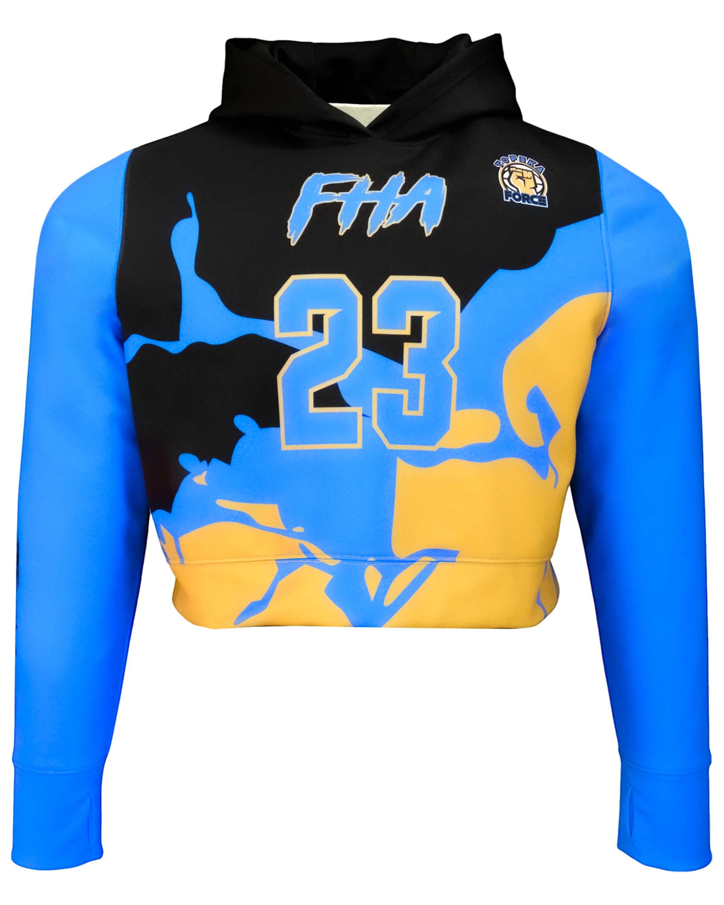 Heavy Performance Fleece Crop Top Hoodie