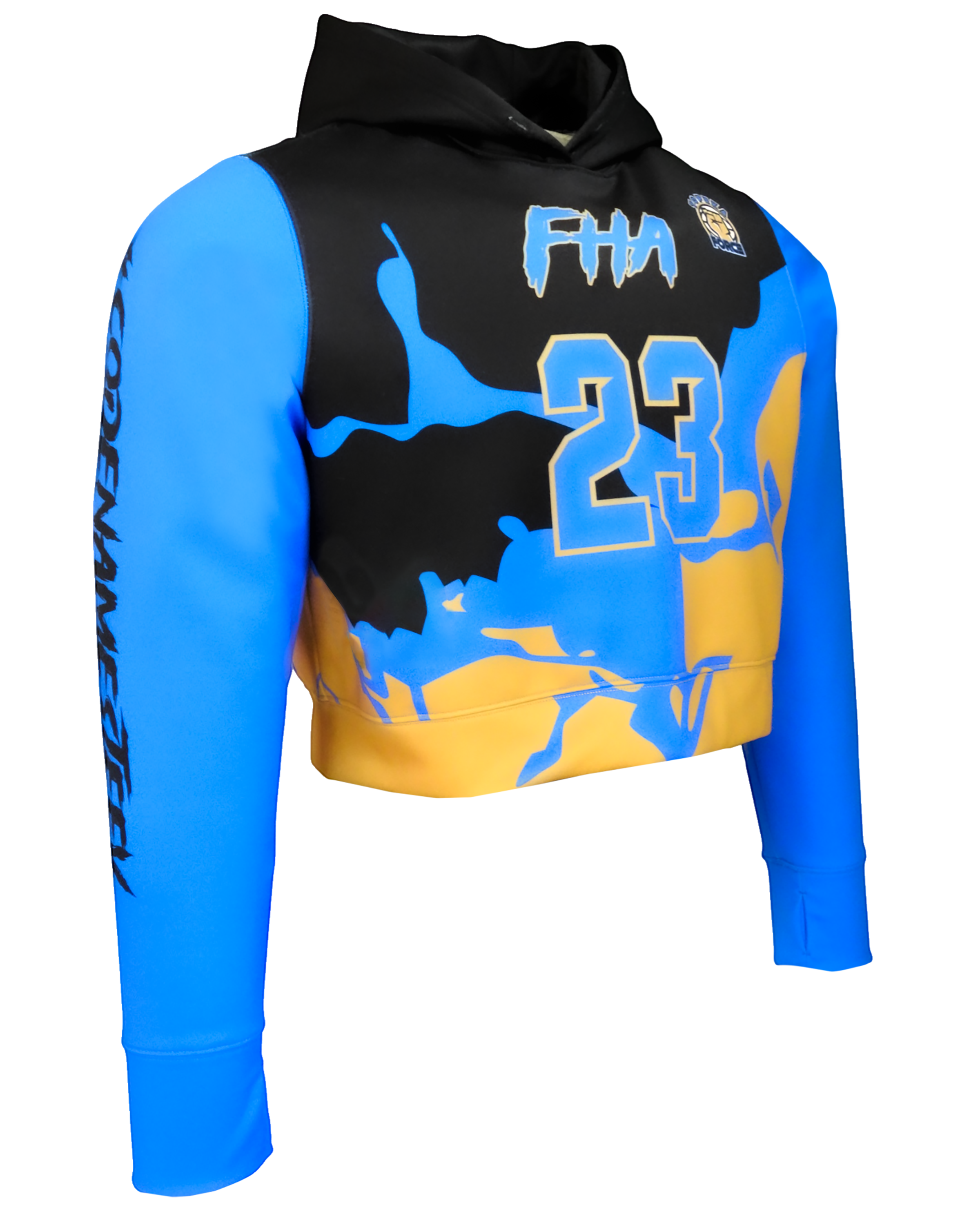 Heavy Performance Fleece Crop Top Hoodie