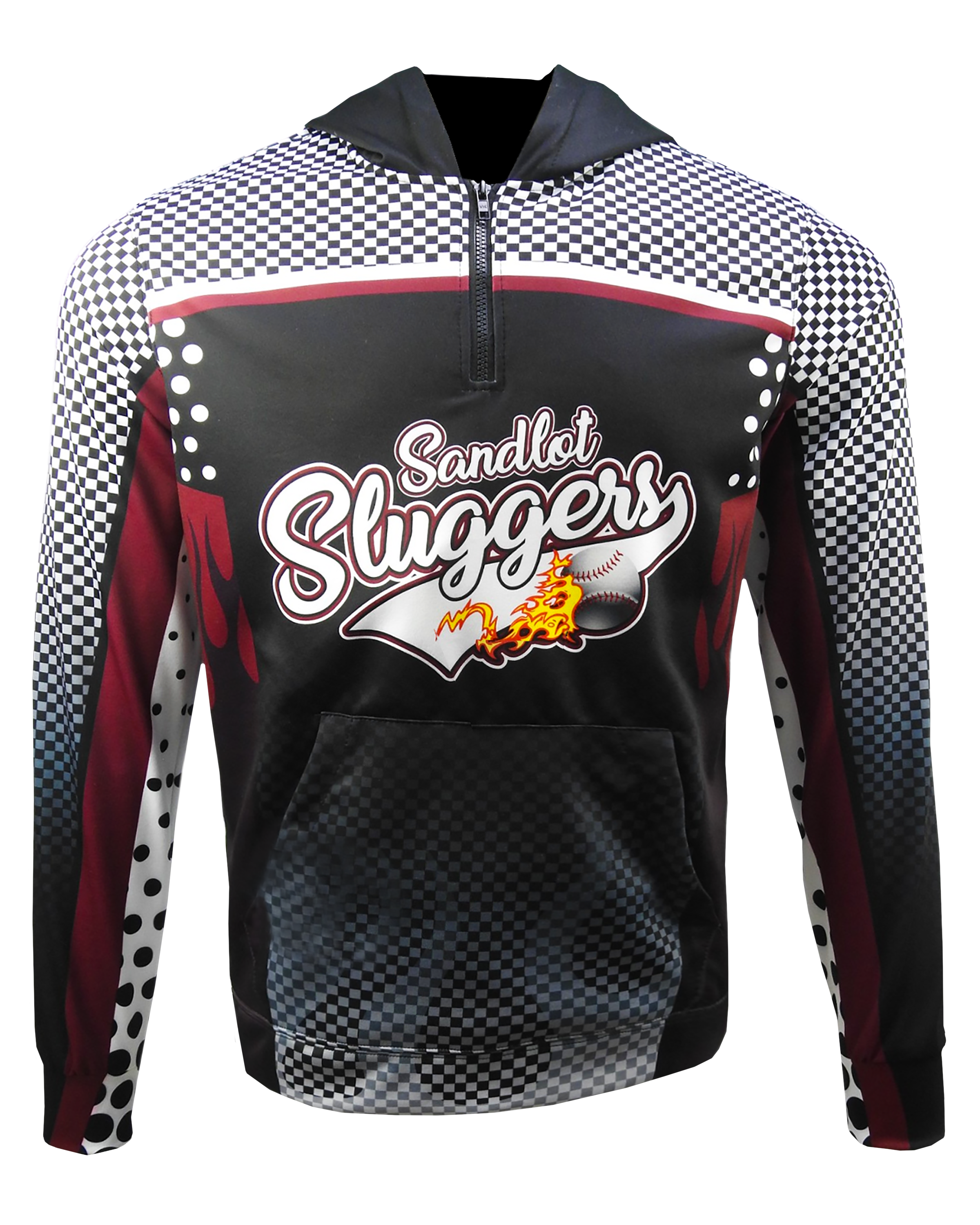 Heavy Performance 1/4 Zip Fleece Hoodie w/ Front Pocket