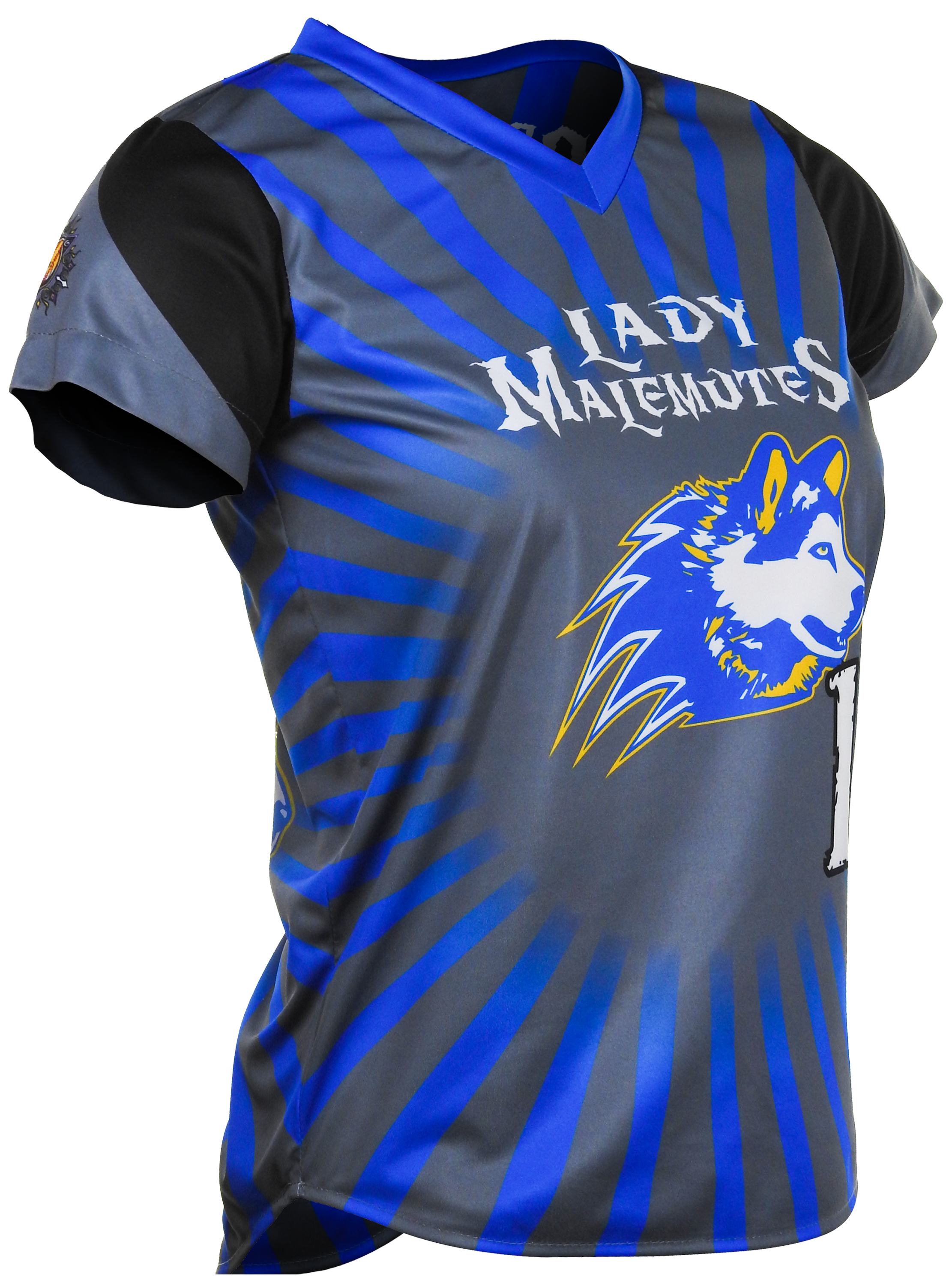 Short Sleeve V Neck Softball Jersey