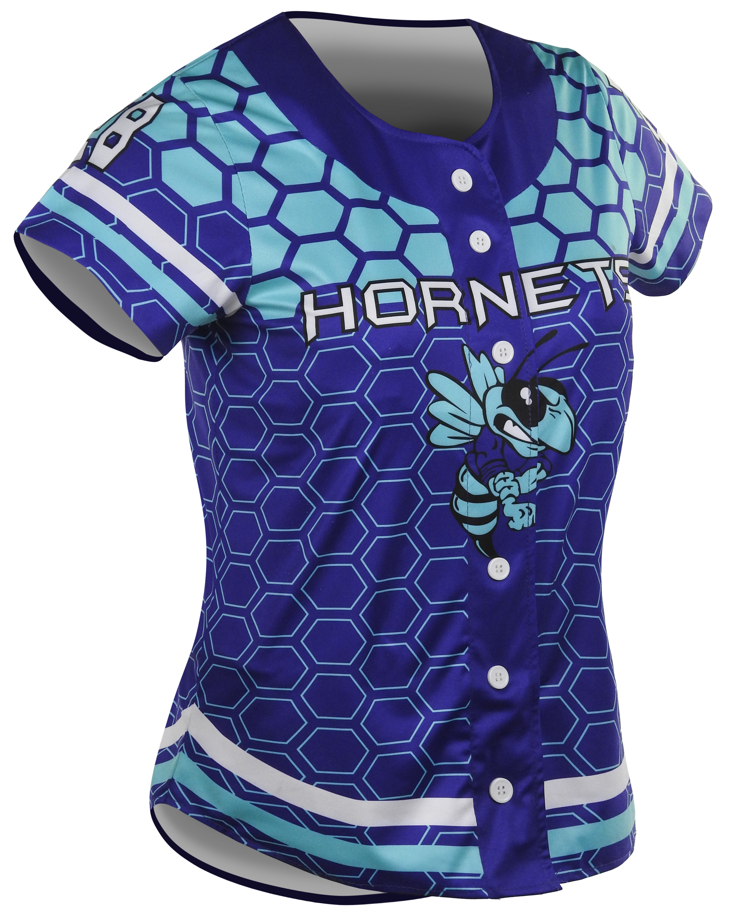 Short Sleeve Full Button Softball Jersey