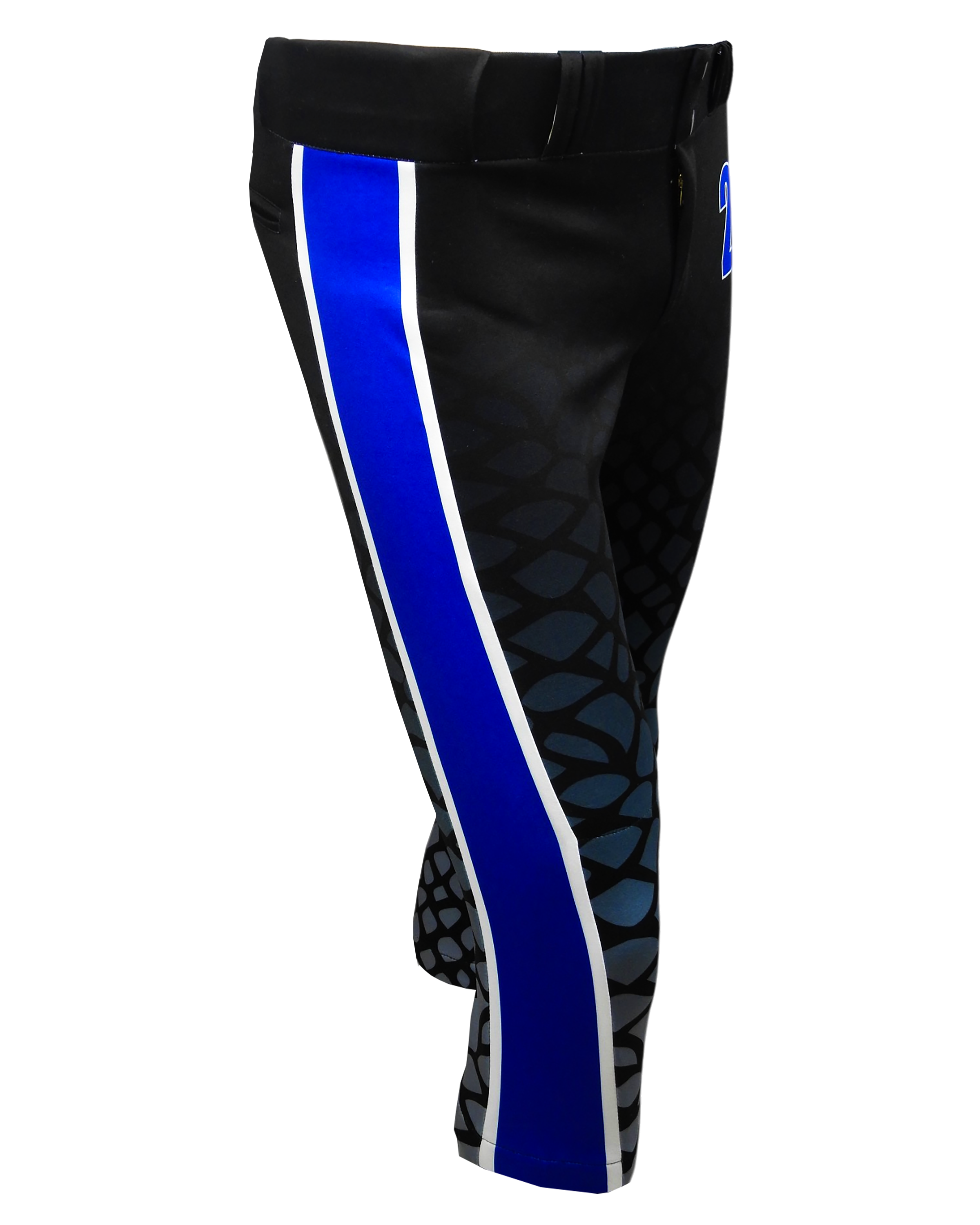 Full Sublimation Tapered Knicker Softball Pants w/ Sublimated Side Panels