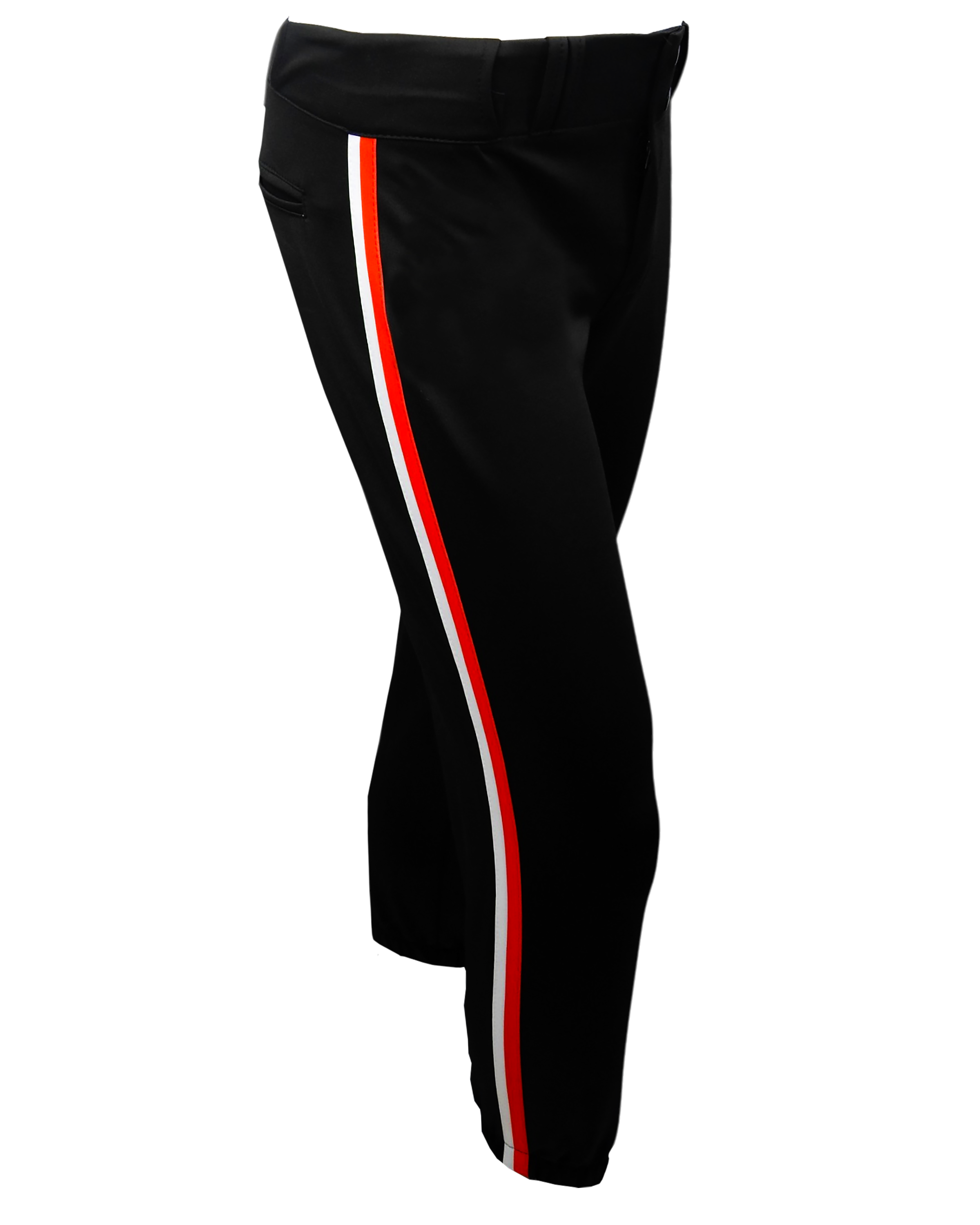 Dyed Tapered Lowrise Softball Pants w/ Braiding