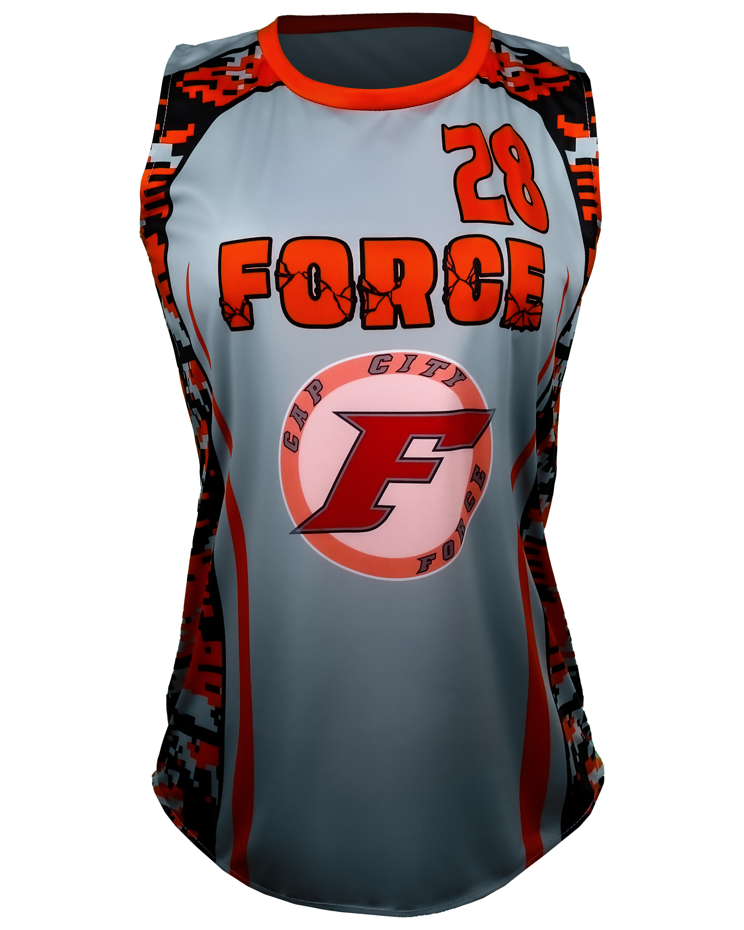 Racerback Crew Neck Softball Jersey