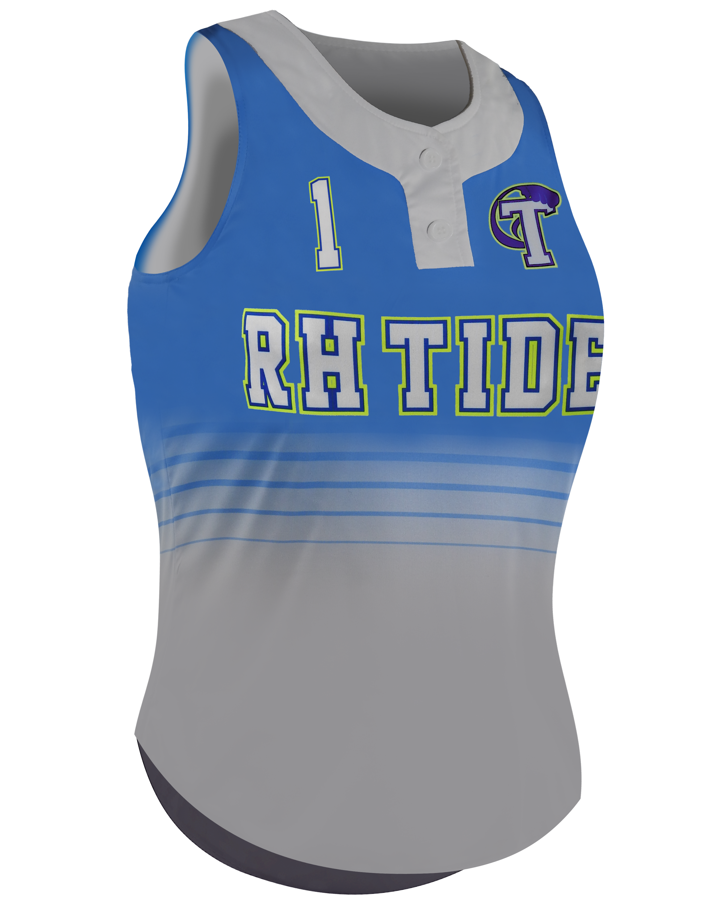 Racerback 2-Button Softball Jersey