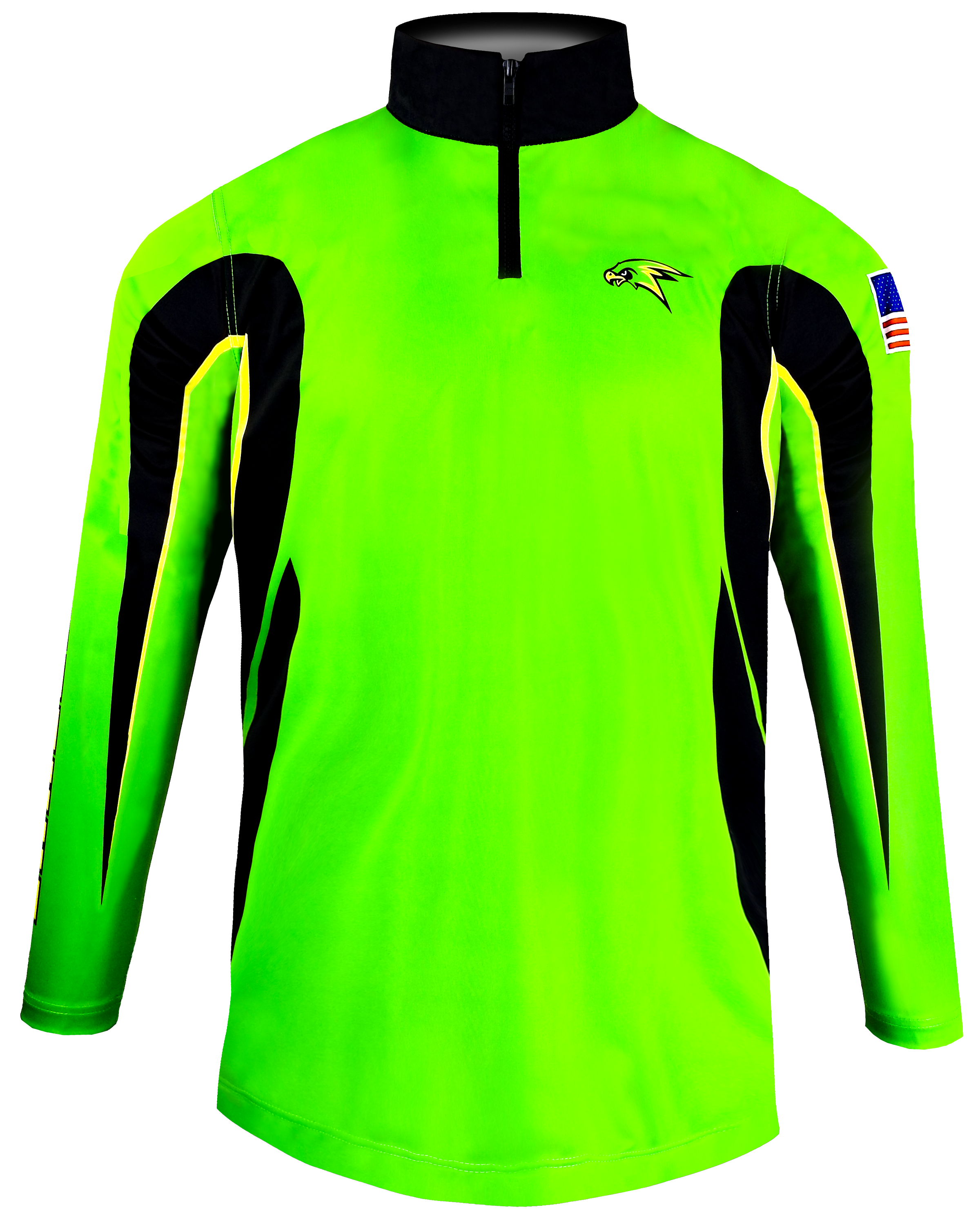 1/4 Zip Long Sleeve Shooter Shirt