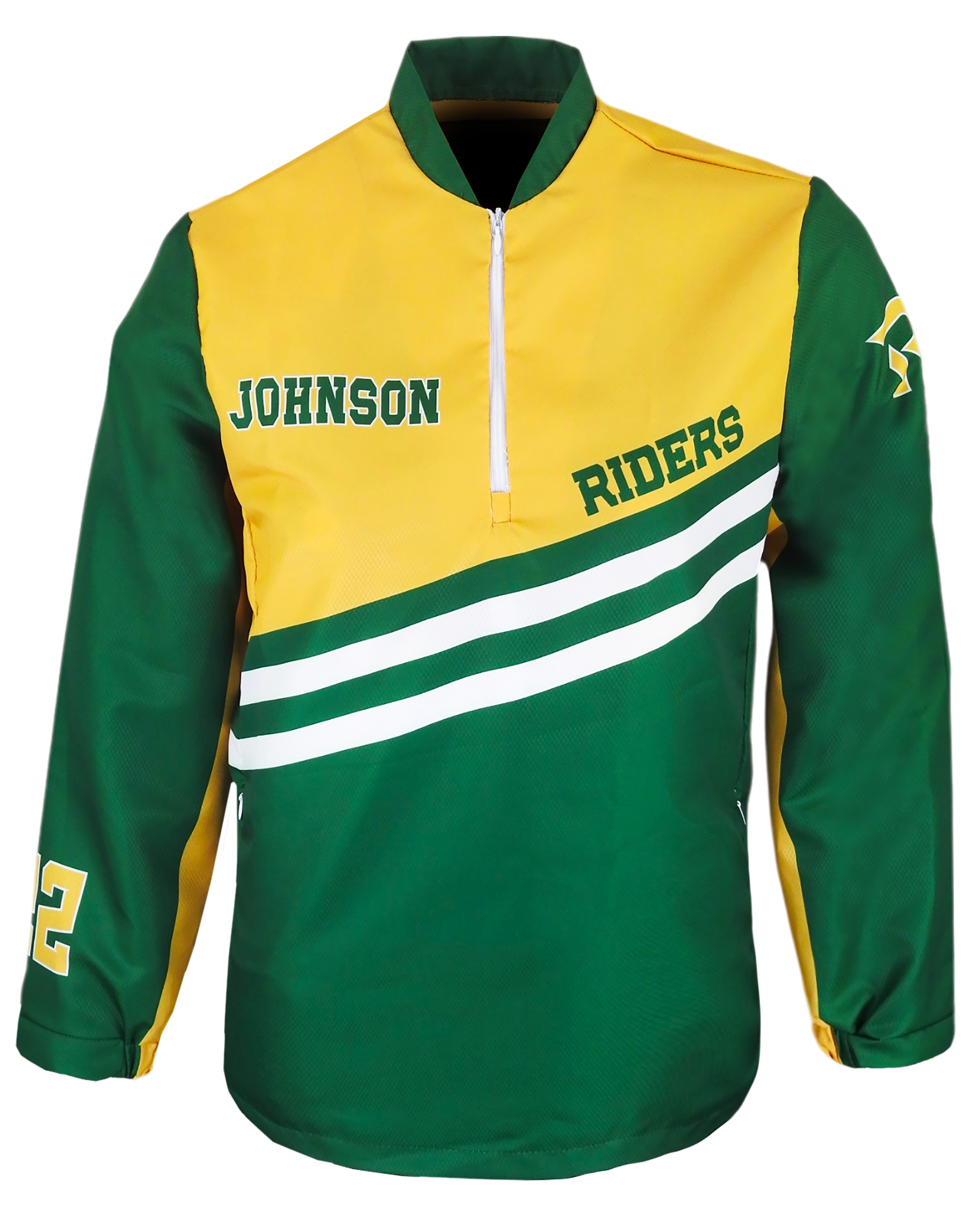 Long Sleeve 1/4 Zip Cage Jacket with Pockets