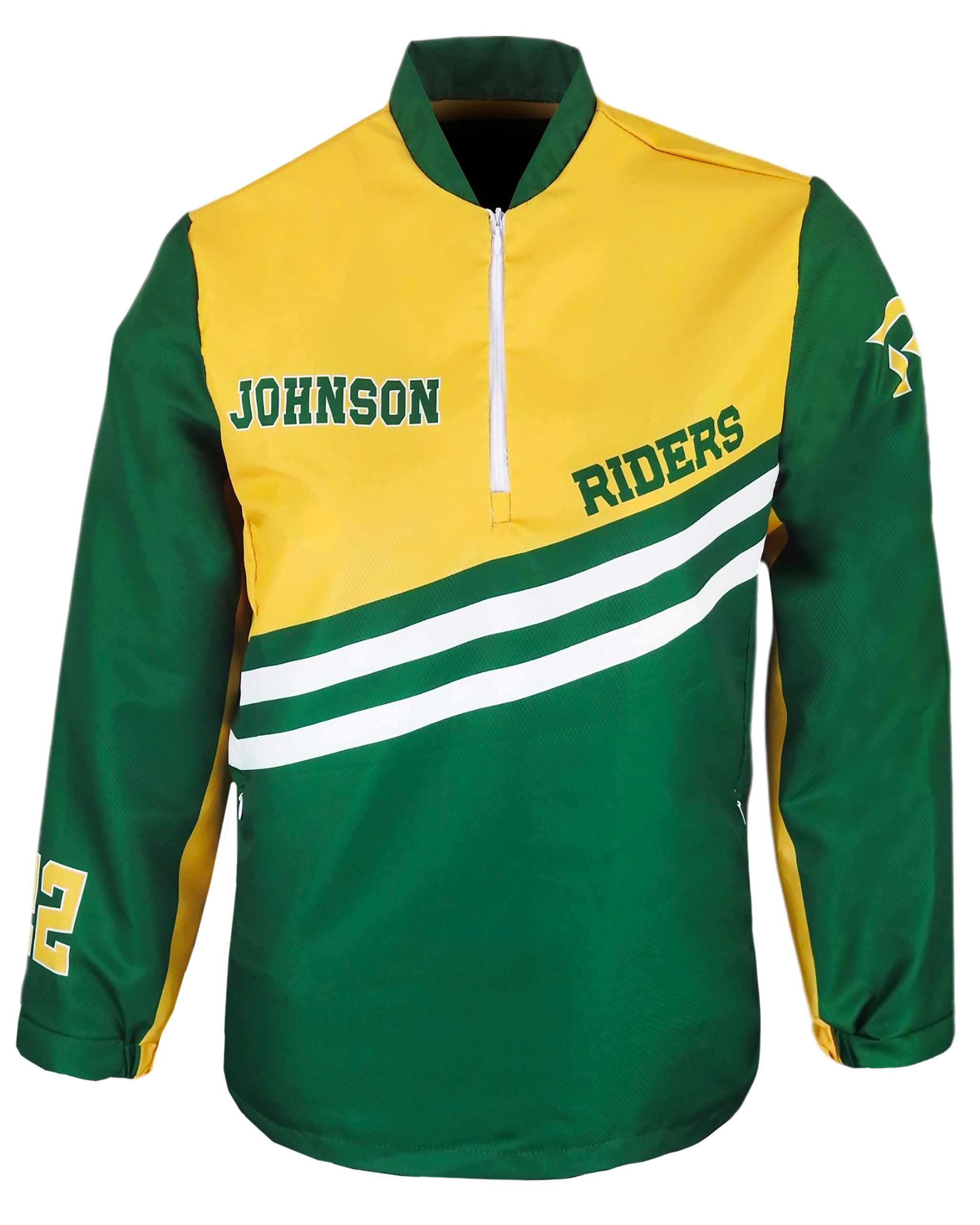 Long Sleeve 1/4 Zip Cage Jacket with Pockets - Tier One Apparel