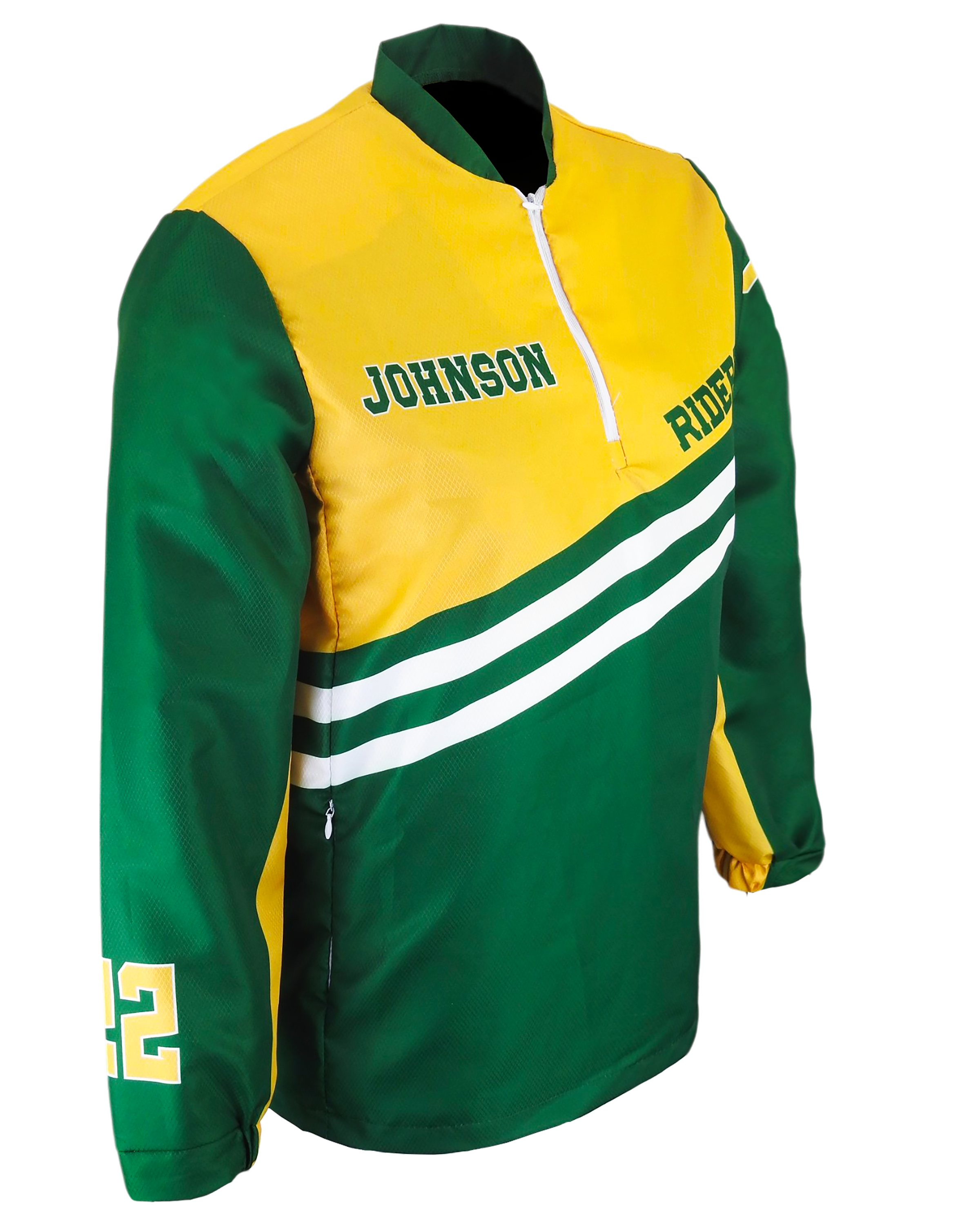 Long Sleeve 1/4 Zip Cage Jacket with Pockets