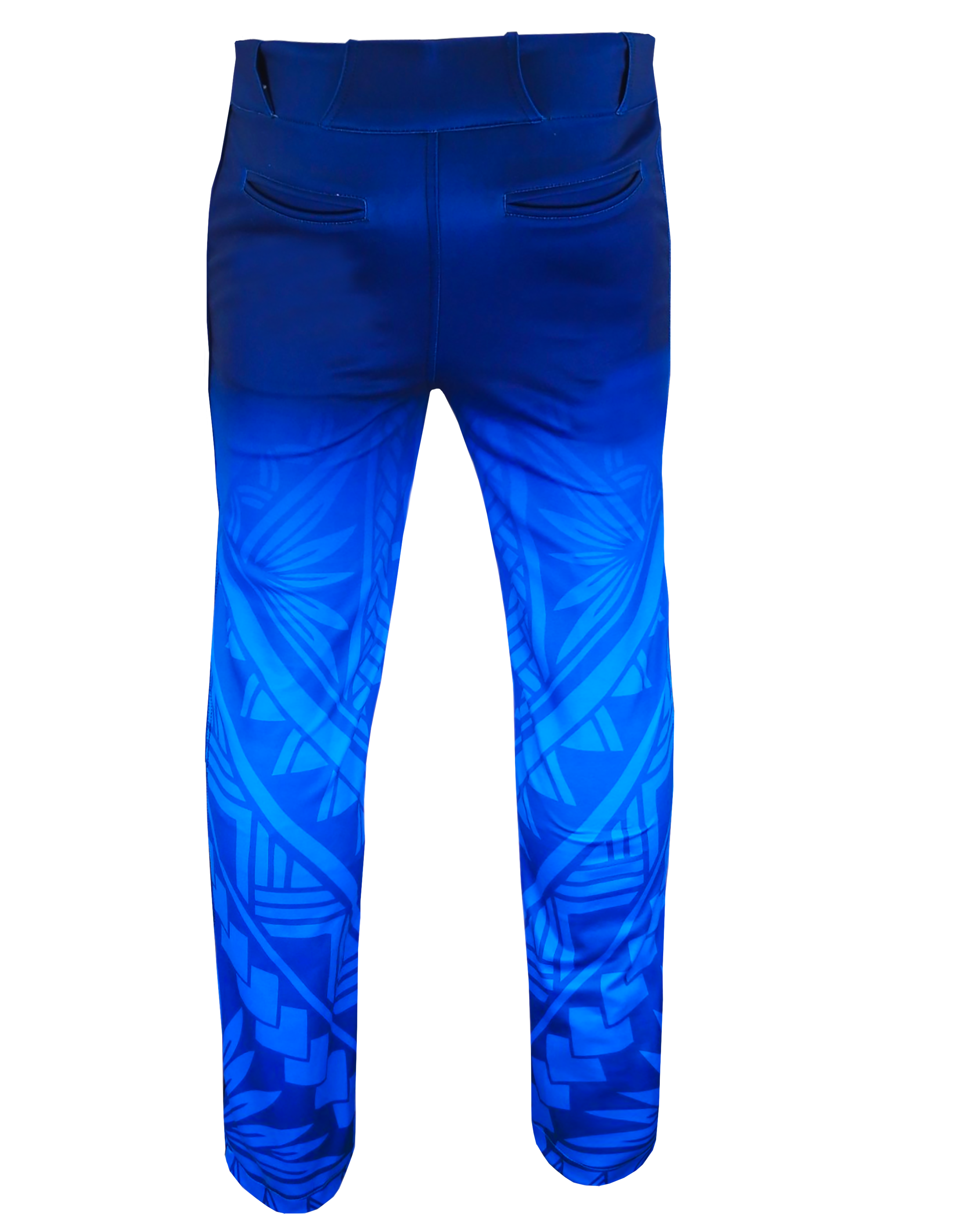 Full Sublimation Tapered Open-Bottom Baseball Pants w/ Piping